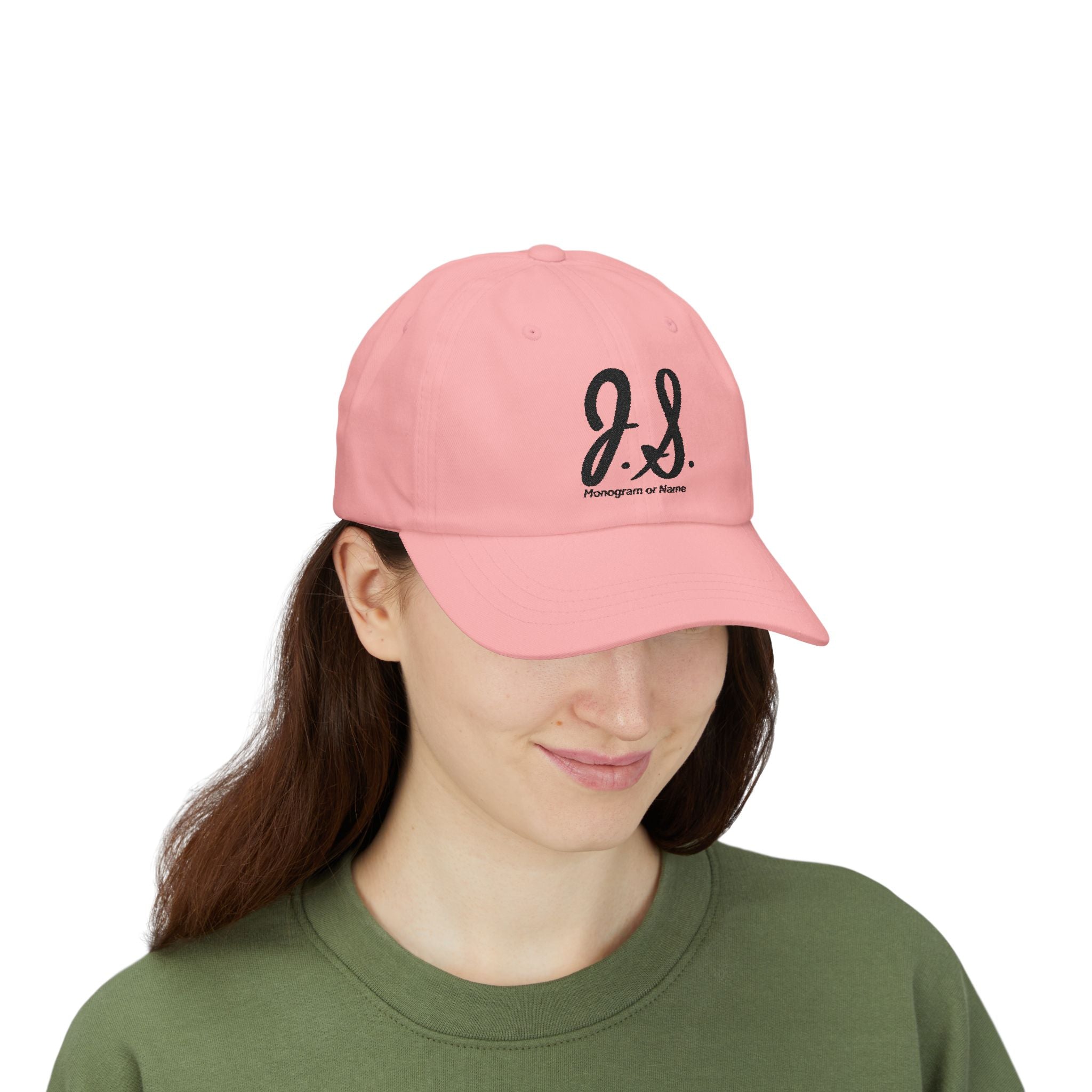Monogrammed Classic Cap - Personalized Hat, Gift for Him, Custom Baseball Cap, Casual Sun Hat, Cool Dad Accessory