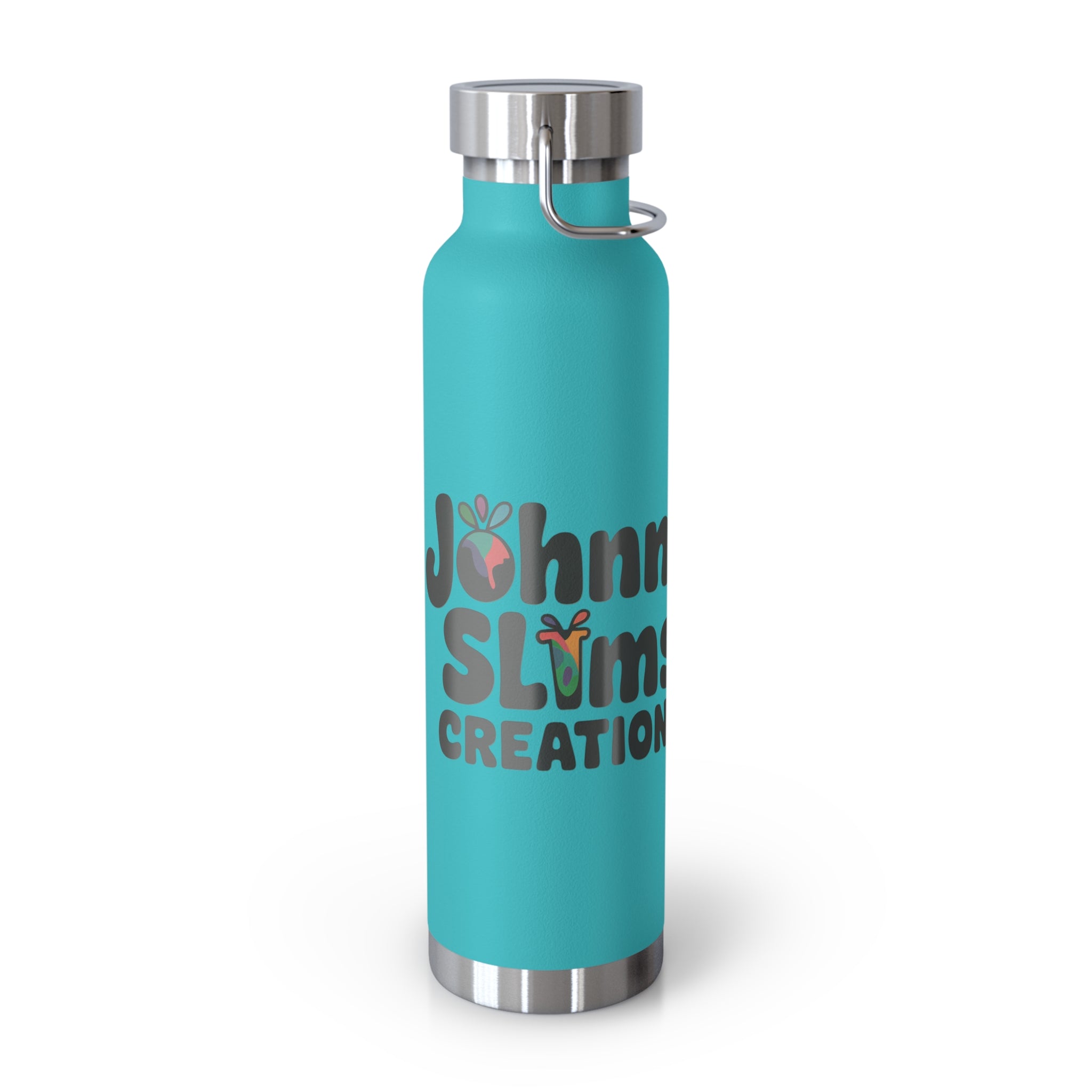Water Bottle with Logo and Hydration Reminder, 22oz