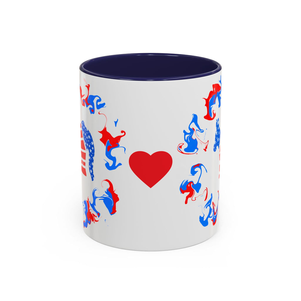 Love is Easier Patriotic Mug