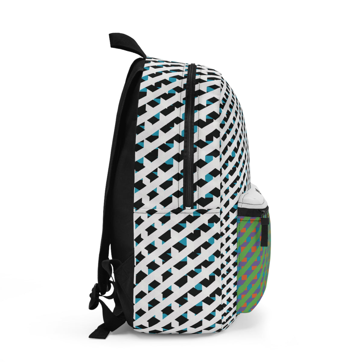 Chic Patterned Backpack Trendy Travel Bag