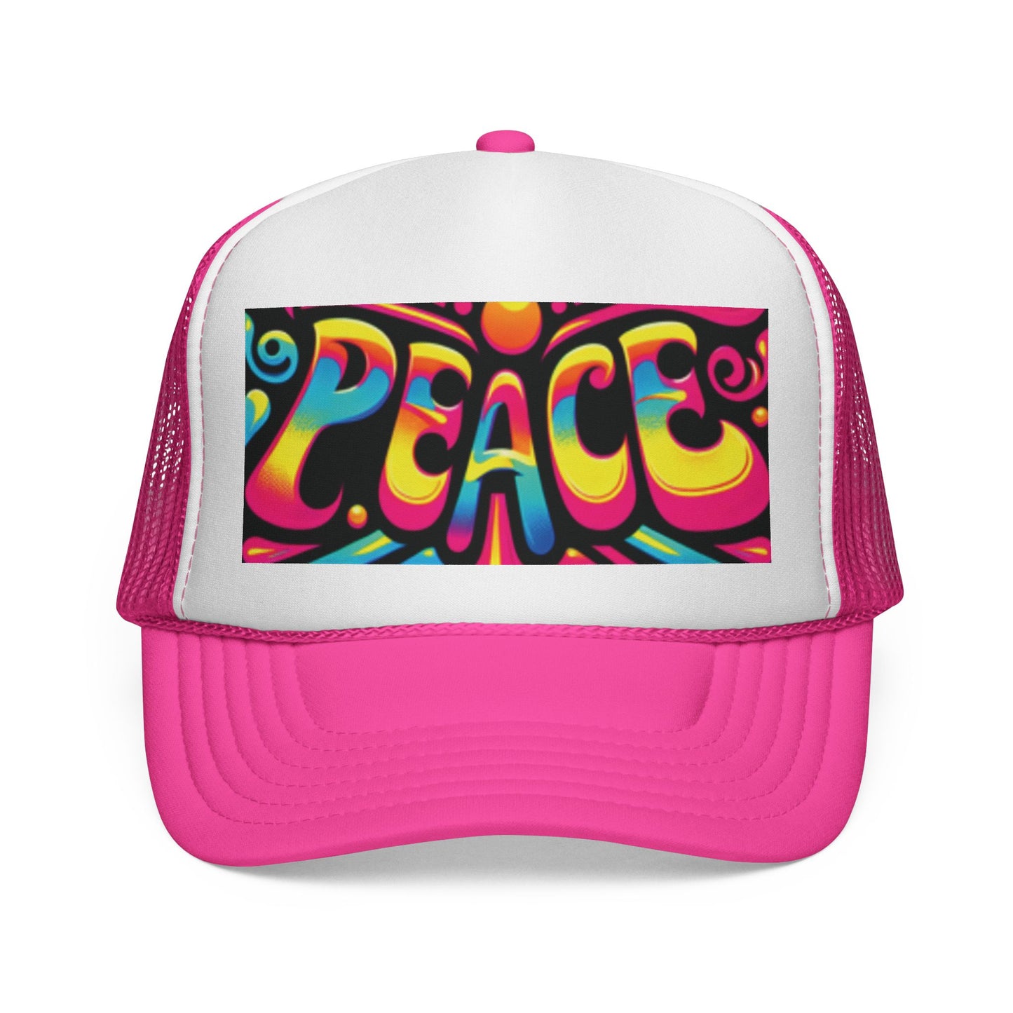 Colorful Peace Trucker Caps