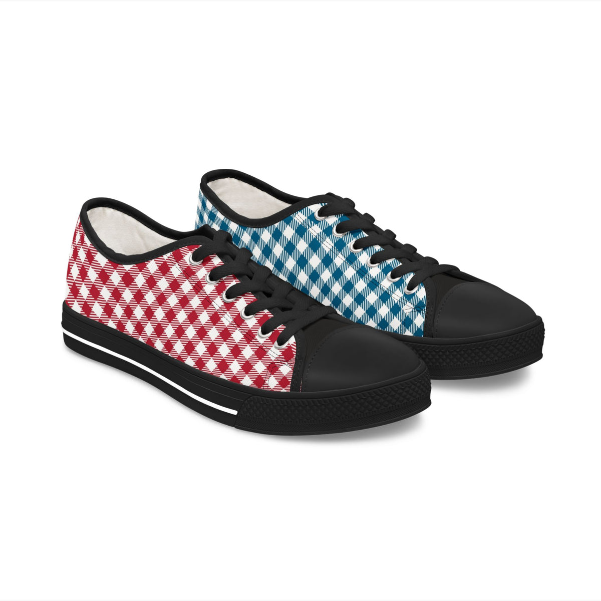 Women’s Stylish RB Tablecloth Low Top Sneakers