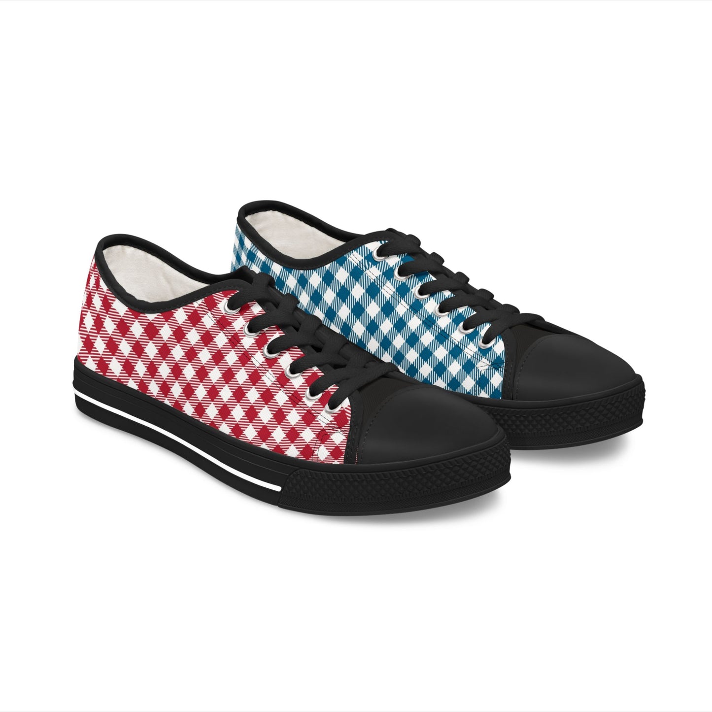 Women’s Stylish RB Tablecloth Low Top Sneakers