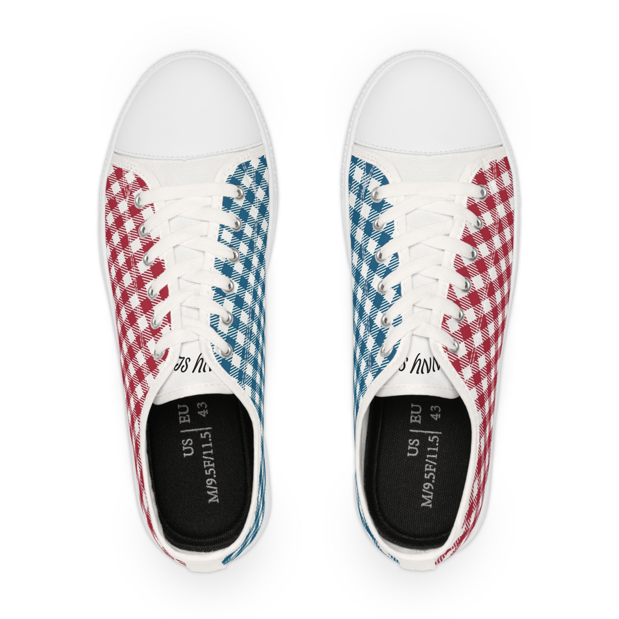 Men’s Stylish RB Tablecloth Low Top Sneakers