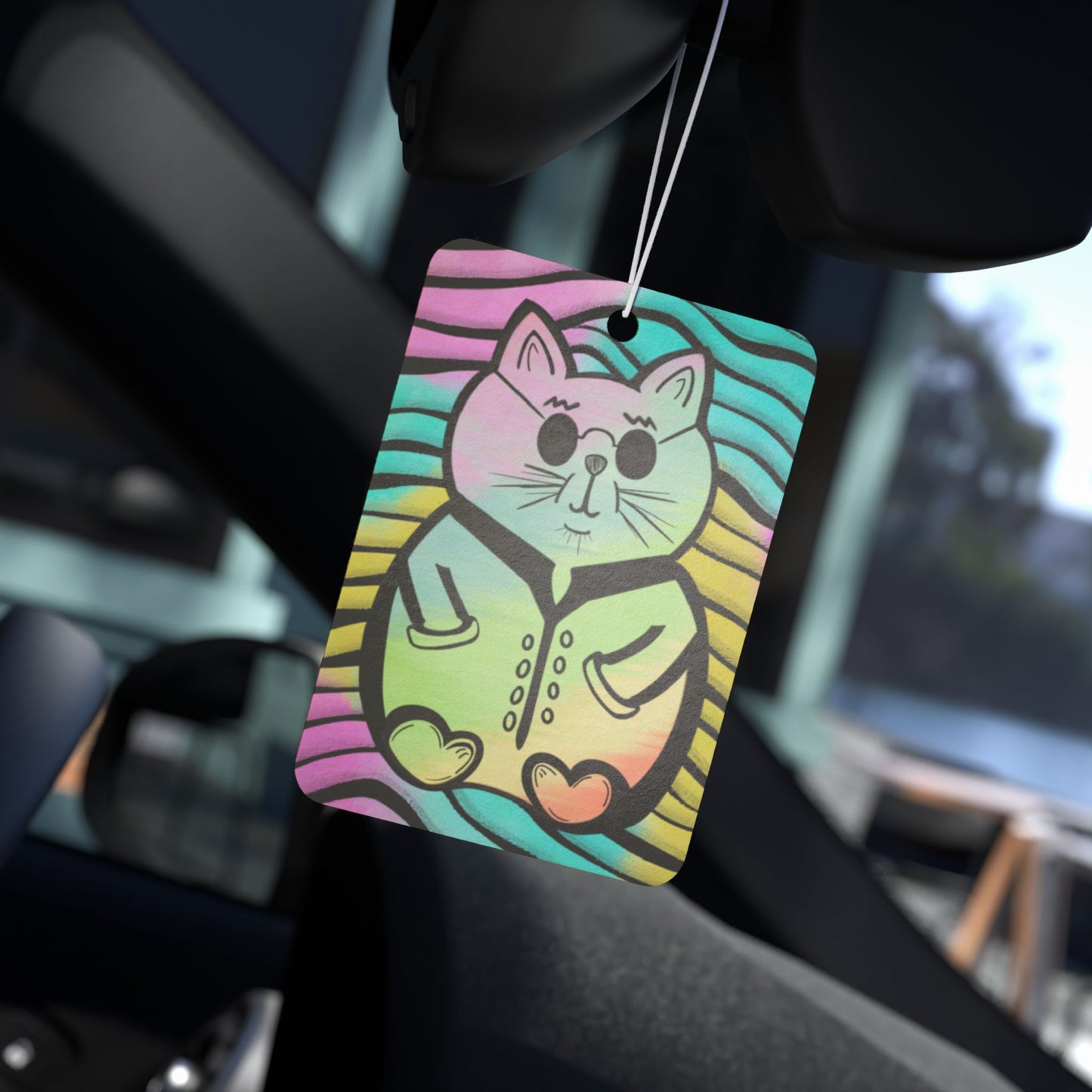 Hippie Kitty Car Air Freshener