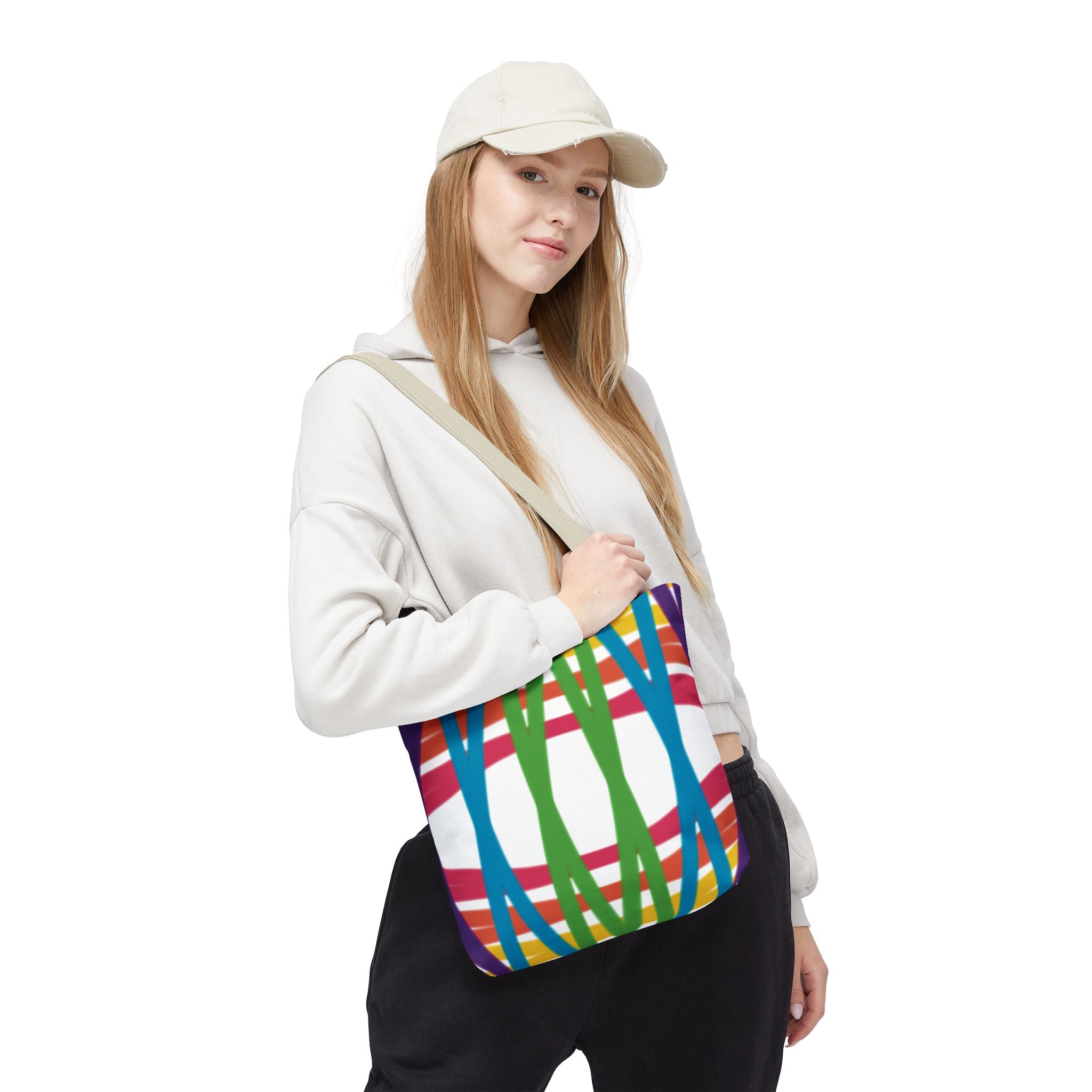 Vibrant Patterned Tote Bag, Colorful Shopping Bag, Reusable Grocery Tote, Eco-Friendly Gift Bag, Holiday Tote, Stylish Beach Bag