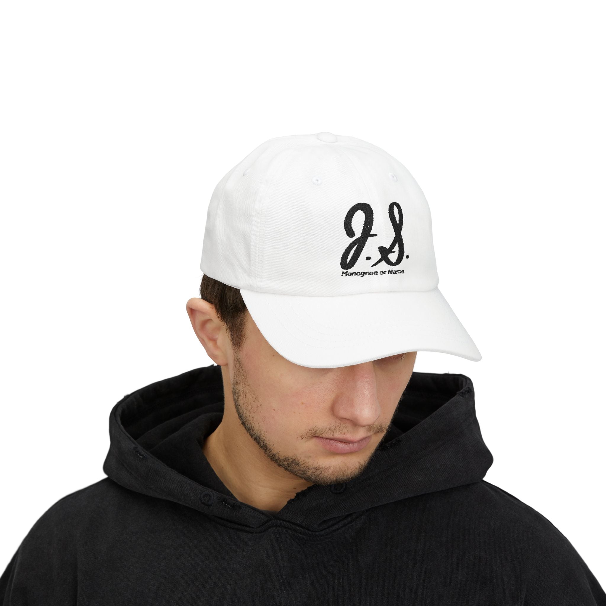 Monogrammed Classic Cap - Personalized Hat, Gift for Him, Custom Baseball Cap, Casual Sun Hat, Cool Dad Accessory