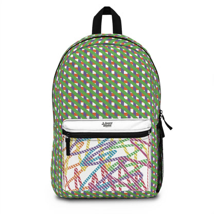 Vibrant Geometric Pattern Backpack - Stylish School Bag, Trendy Travel Backpack, Colorful Rucksack, Unique Gift for Students, [...]
