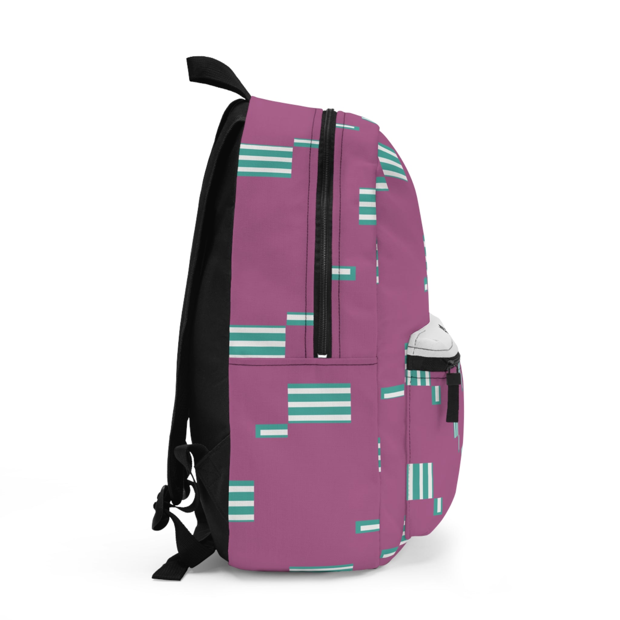 Trendy Geometric Backpack | Stylish School Bag, Casual Daypack, Unique Gift for Students, Travel Backpack, Fashion Accessory