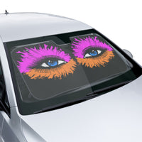 Flashy Eyes Car Sun Shade