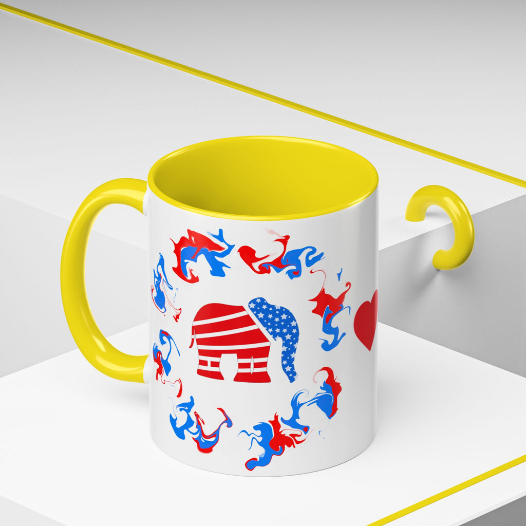 Love is Easier Patriotic Mug