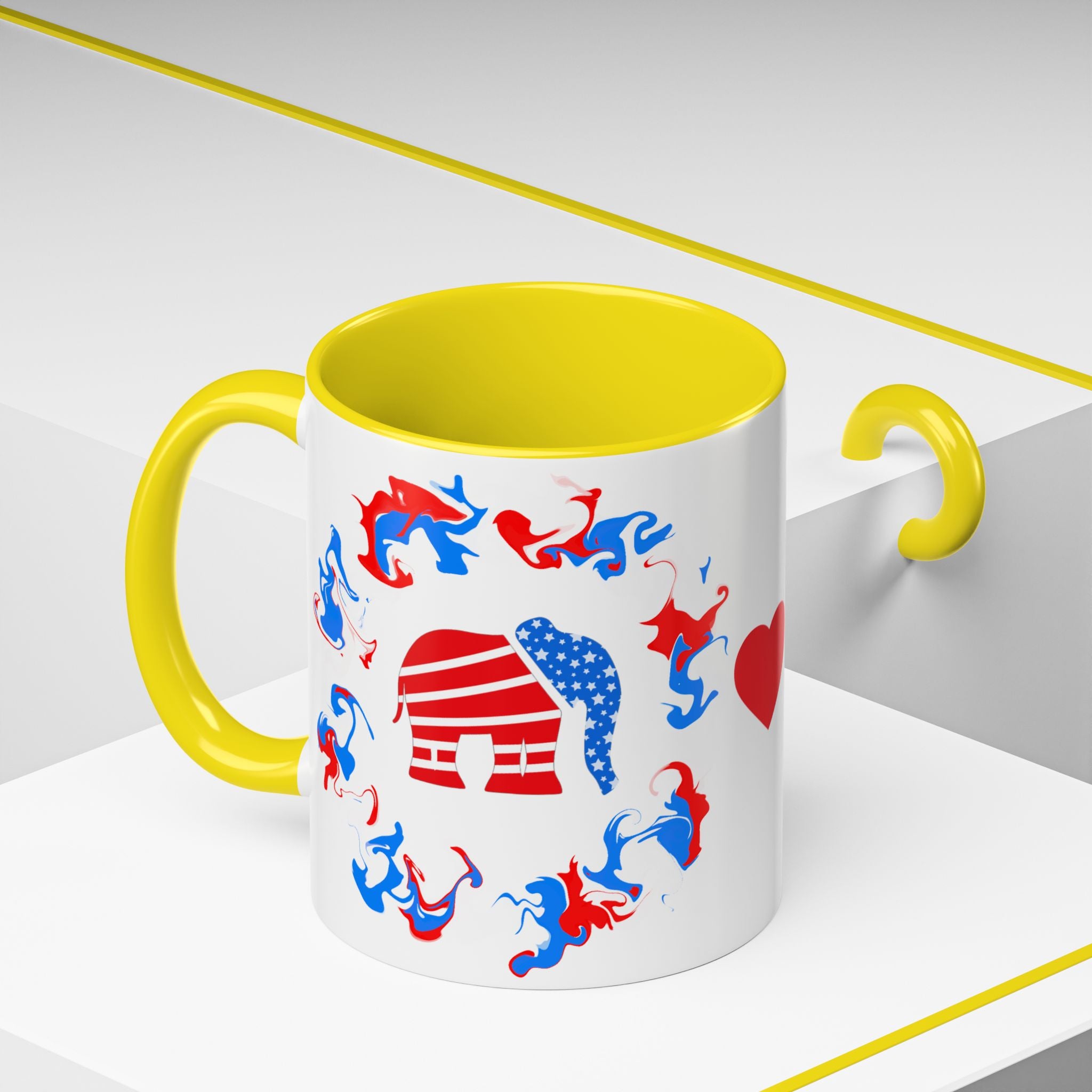 Love is Easier Patriotic Mug