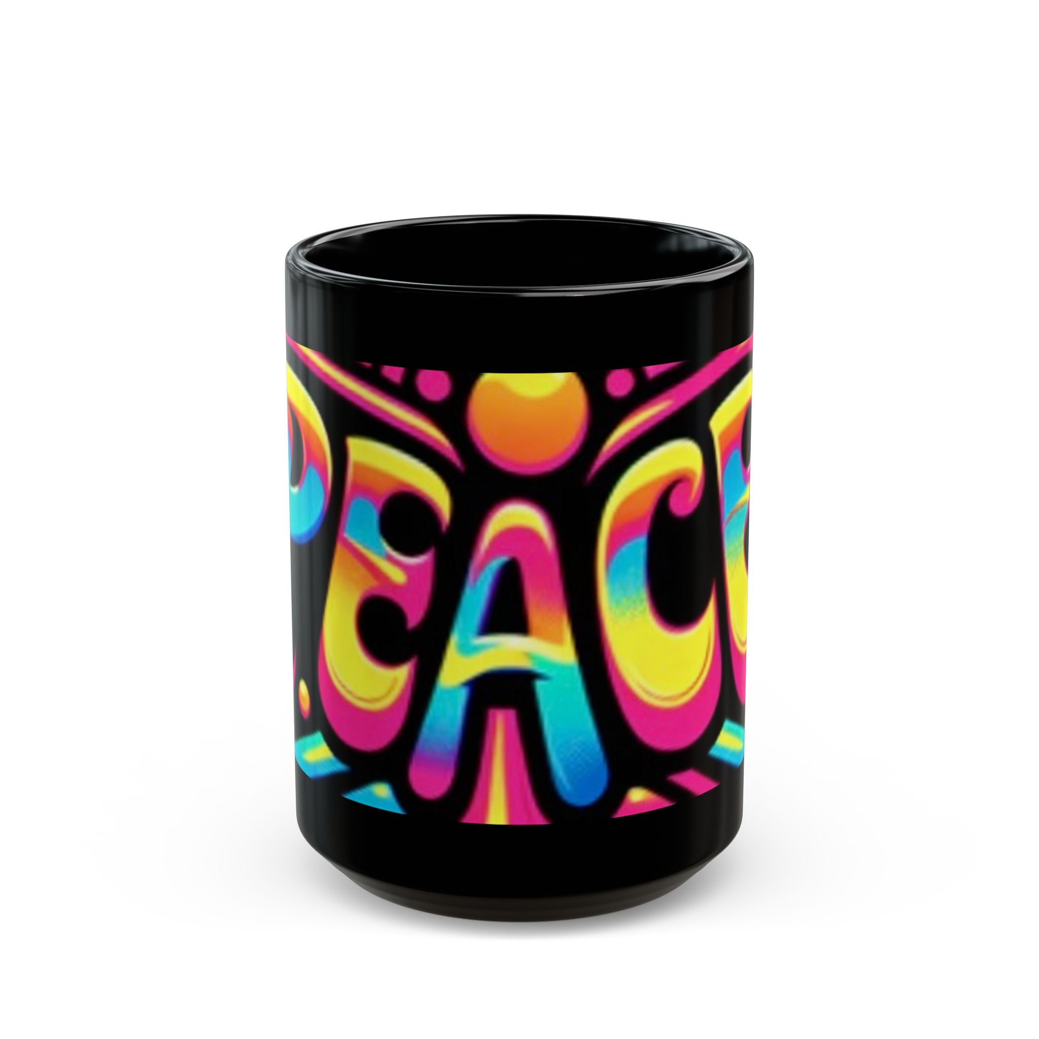 Psychedelic Peace Coffee Tea Mug