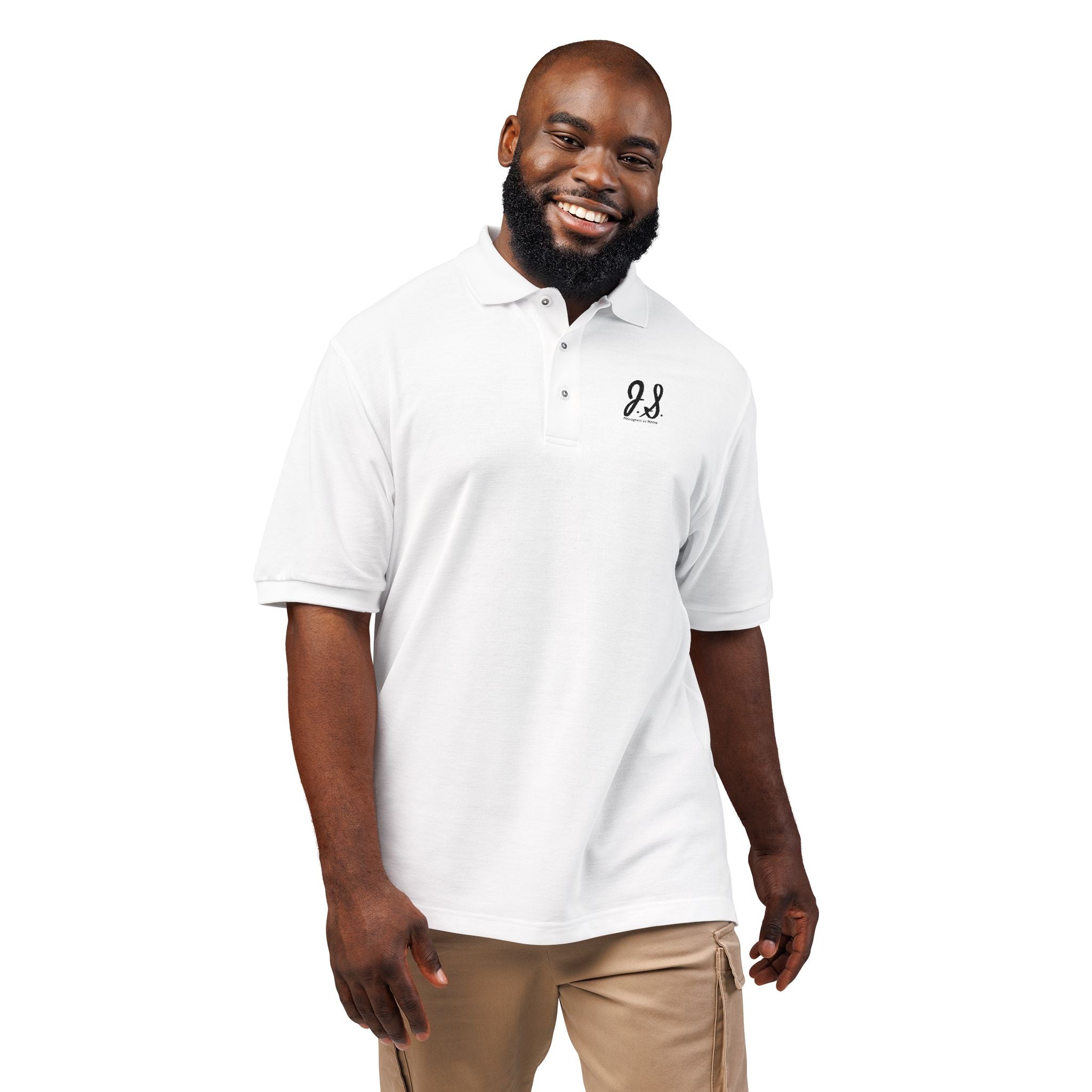 Custom Embroidered Unisex Polo Shirt for Casual Style, Gift for Him or Her, Summer Wear, Custom Outfit, Classic Polo