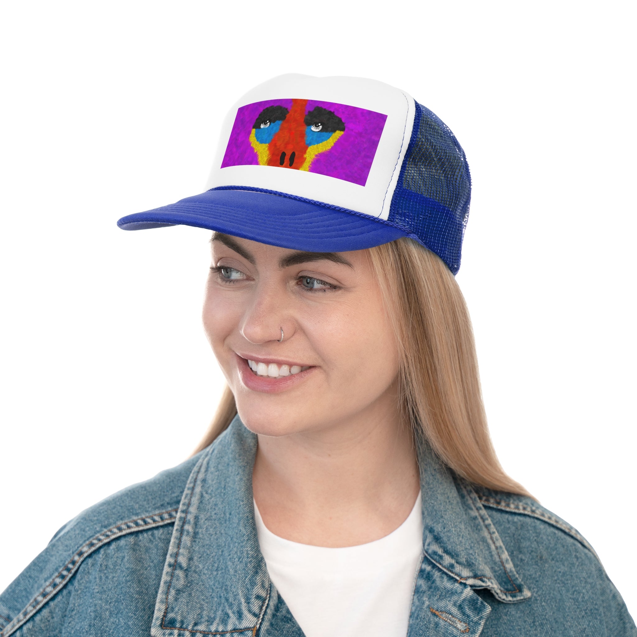 Purple Gorilla Trucker Cap