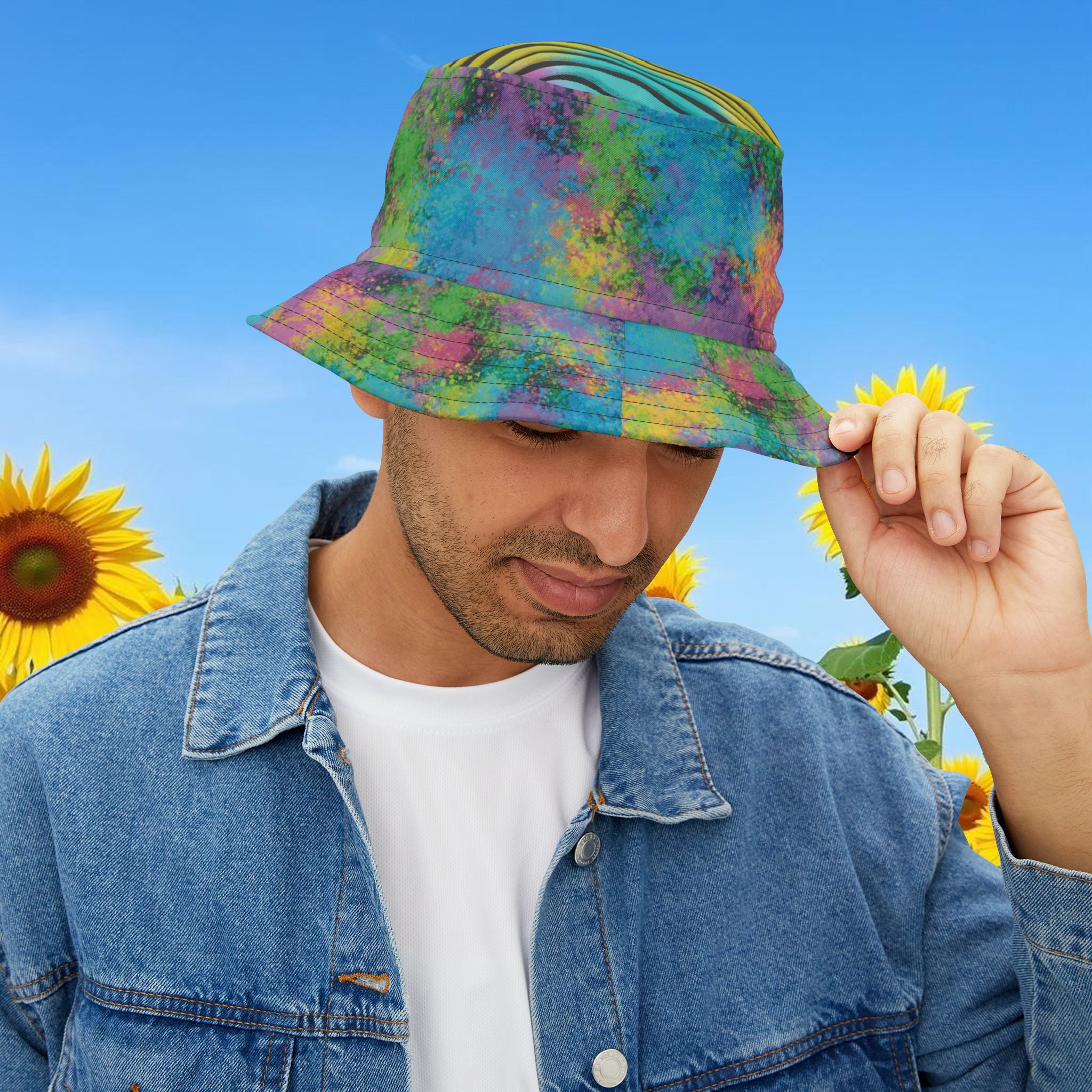 Color Bomb Bucket Hat / Sun Hat