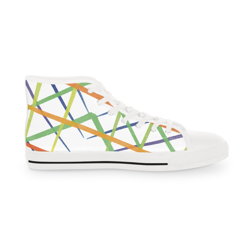 Colorful High Top Sneakers - Stylish Men’s Footwear for Casual or Active Outings, Unique Design, Gift for Birthdays, Events, Fun [...]