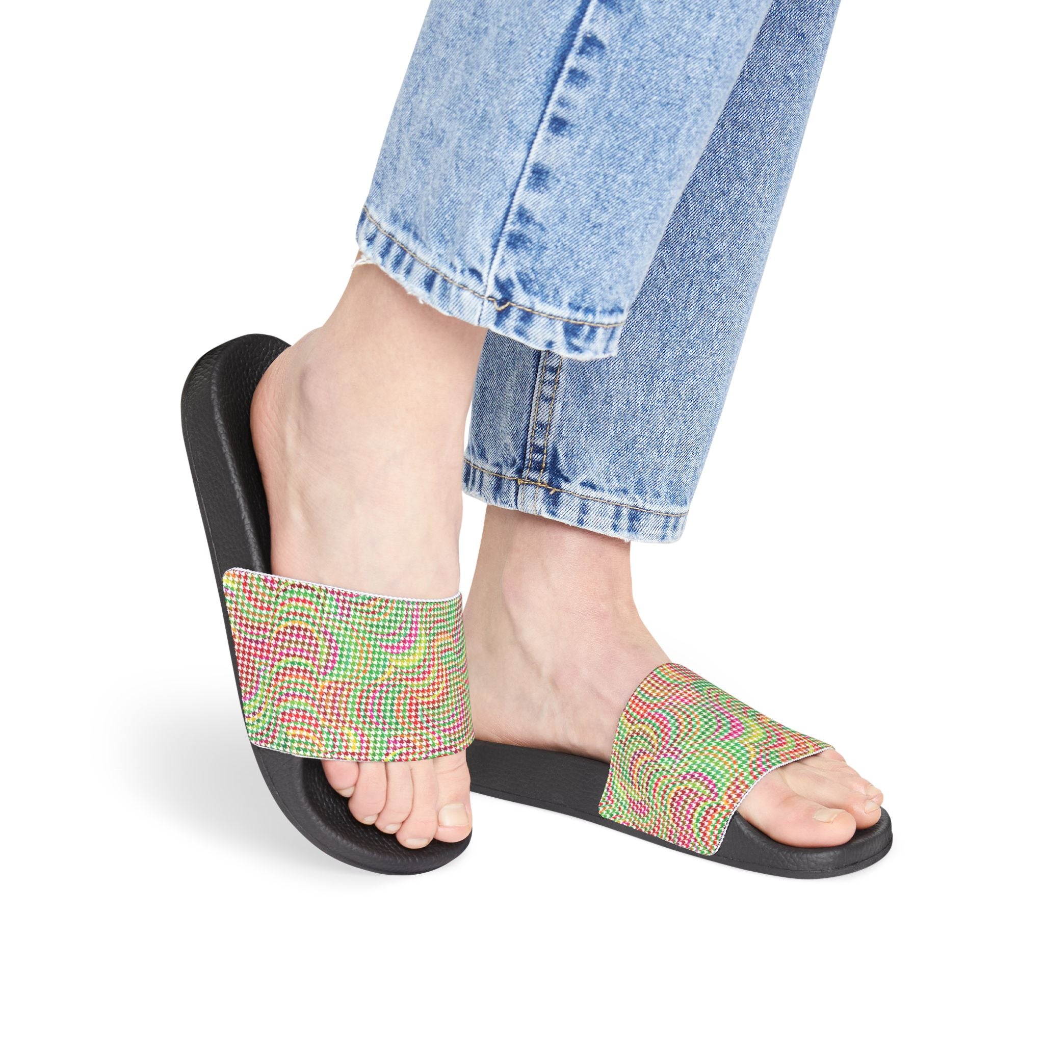 Women’s Houndstooth Sandals/Slides