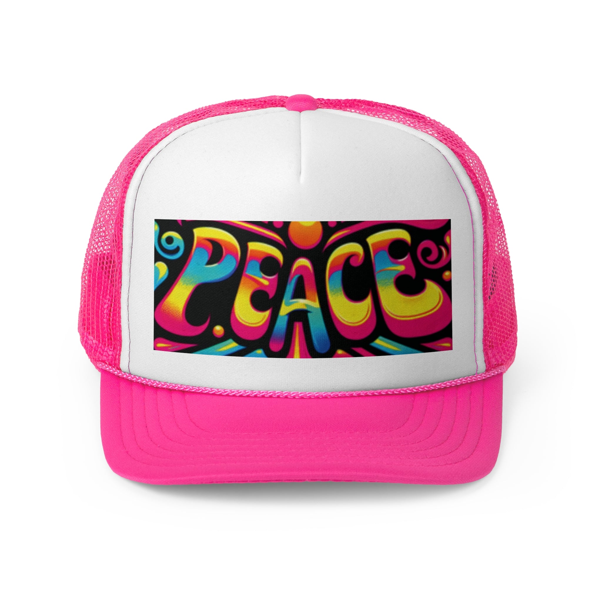 Colorful Peace Trucker Caps