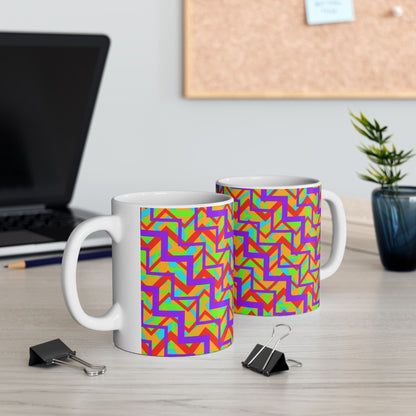 Colorfully Geometric Ceramic Mug