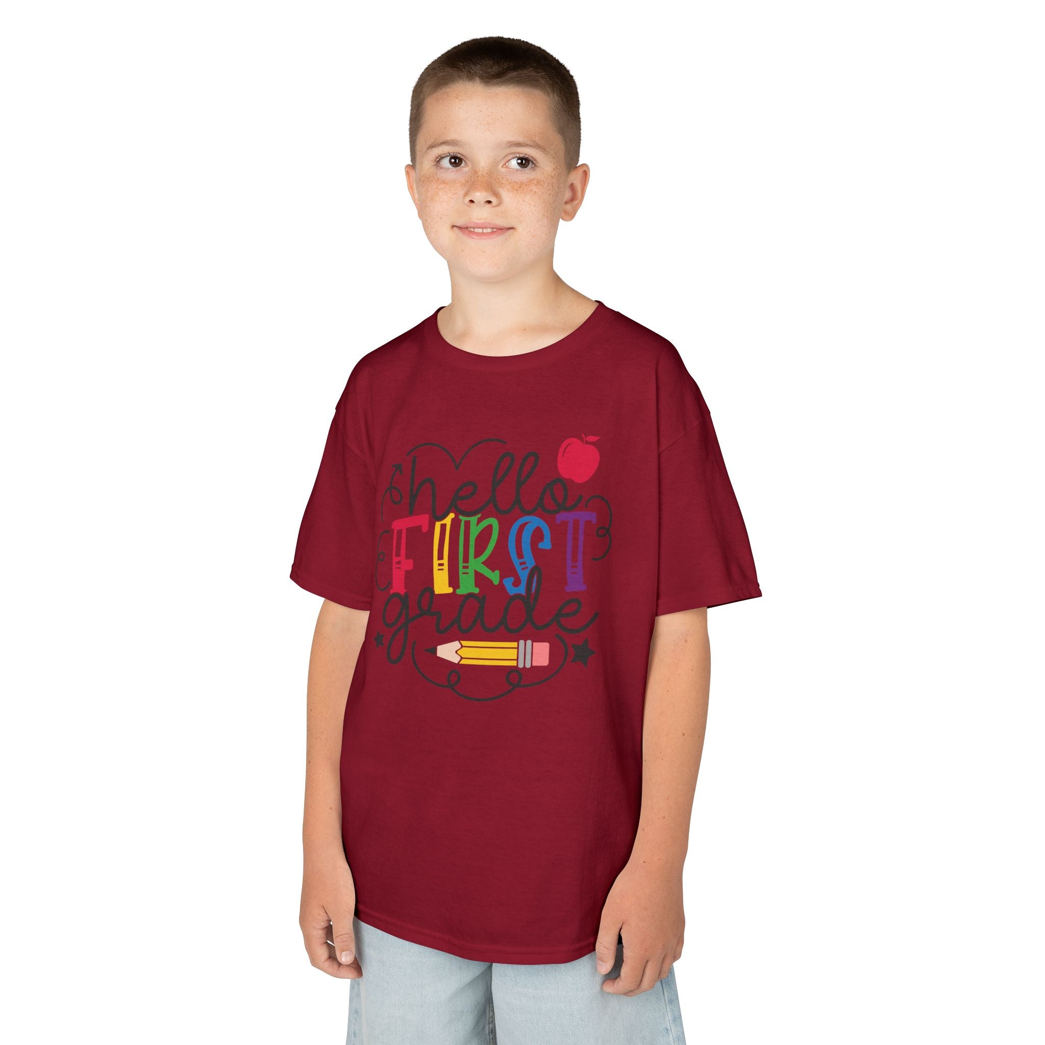 Kids First Grade Tee, Back to School Outfit, Classroom Apparel, Fun Kids Tee, Teacher Gift