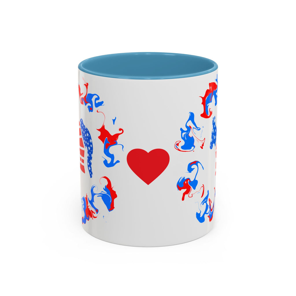 Love is Easier Patriotic Mug
