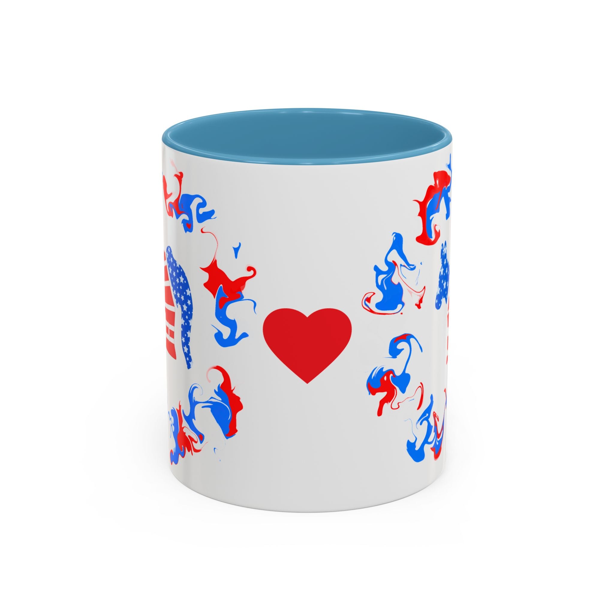 Love is Easier Patriotic Mug