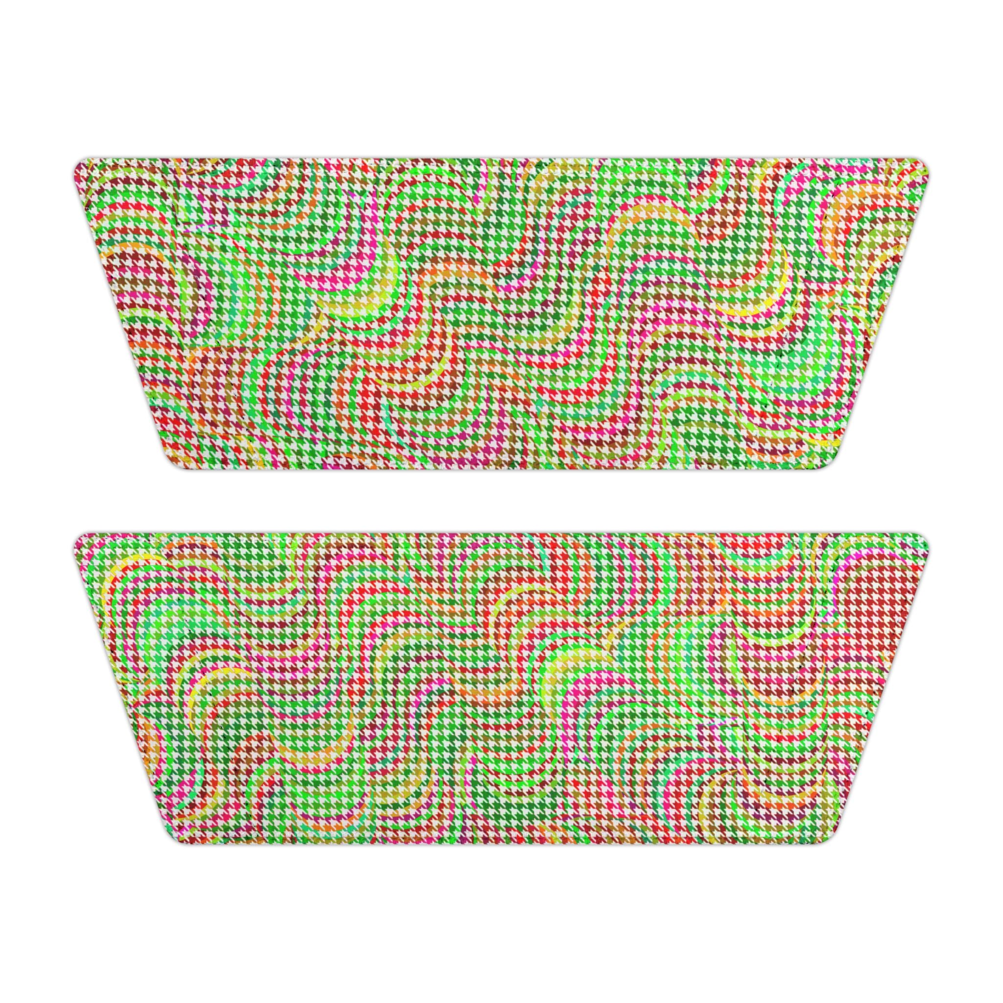 Men's Colorful Houndstooth Sandals/Slides