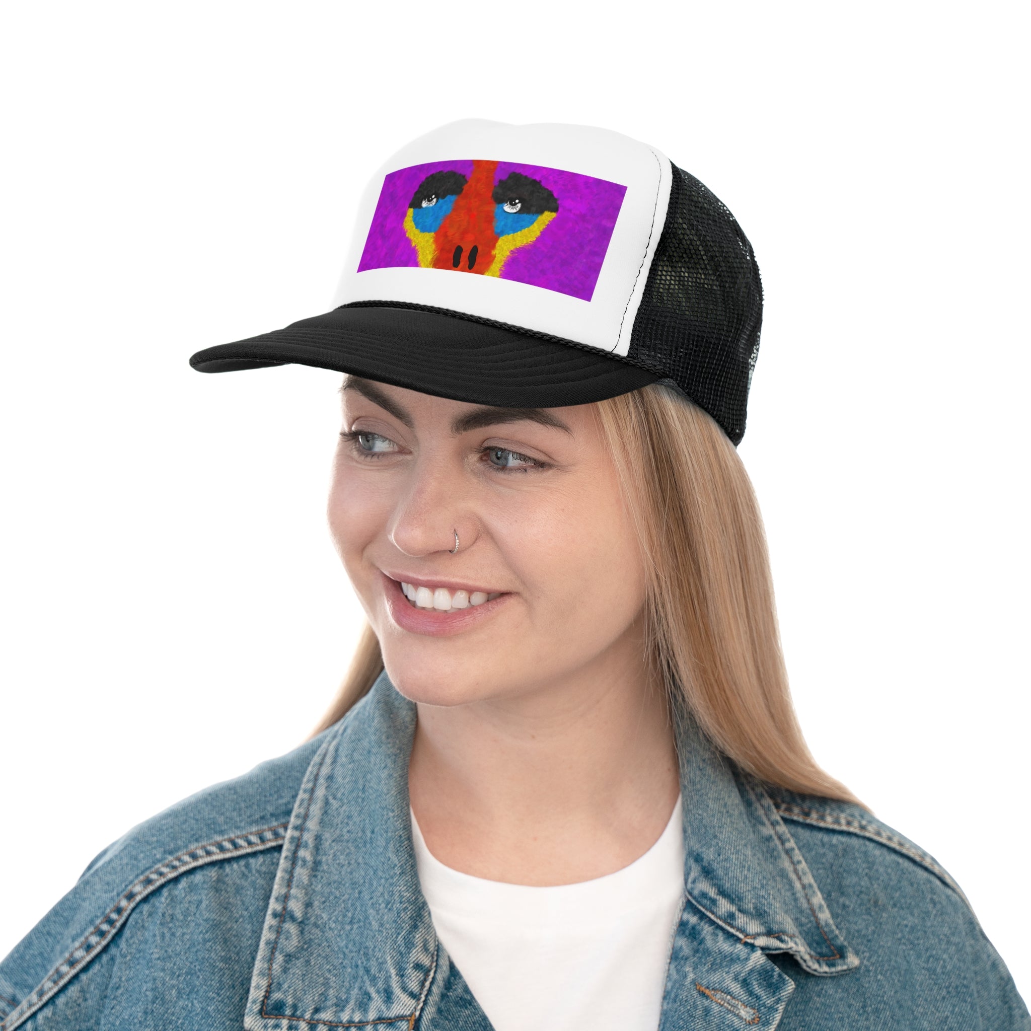 Purple Gorilla Trucker Cap