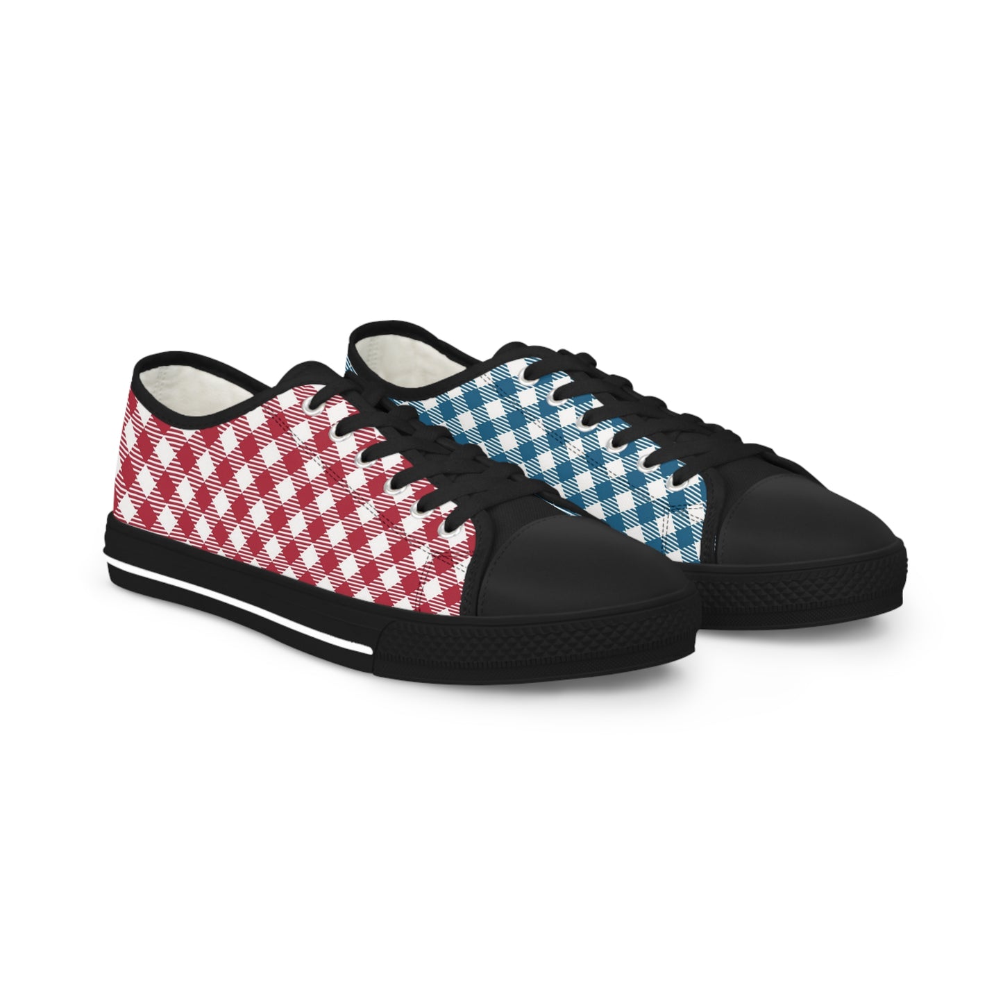 Men’s Stylish RB Tablecloth Low Top Sneakers