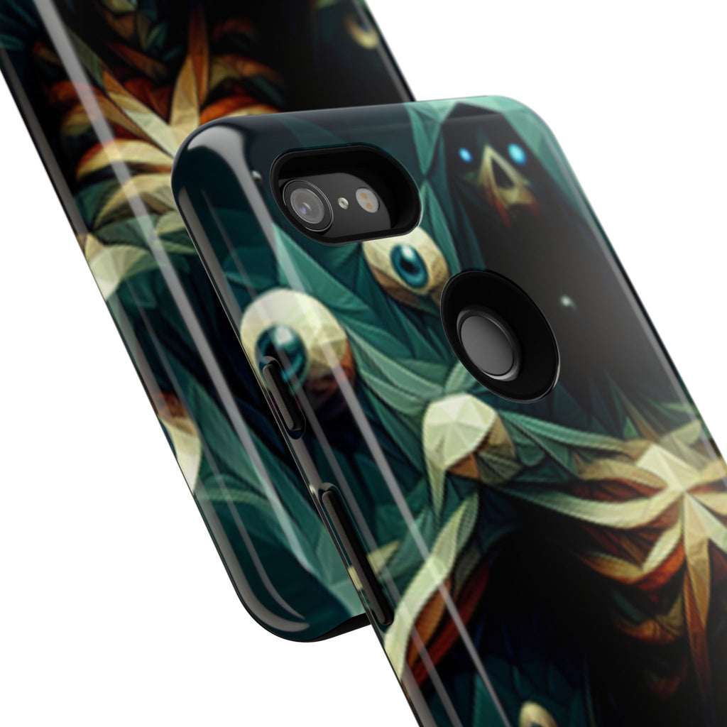 Dark Green Deathly Caped Skeleton iPhone/Pixel/Galaxy Cases