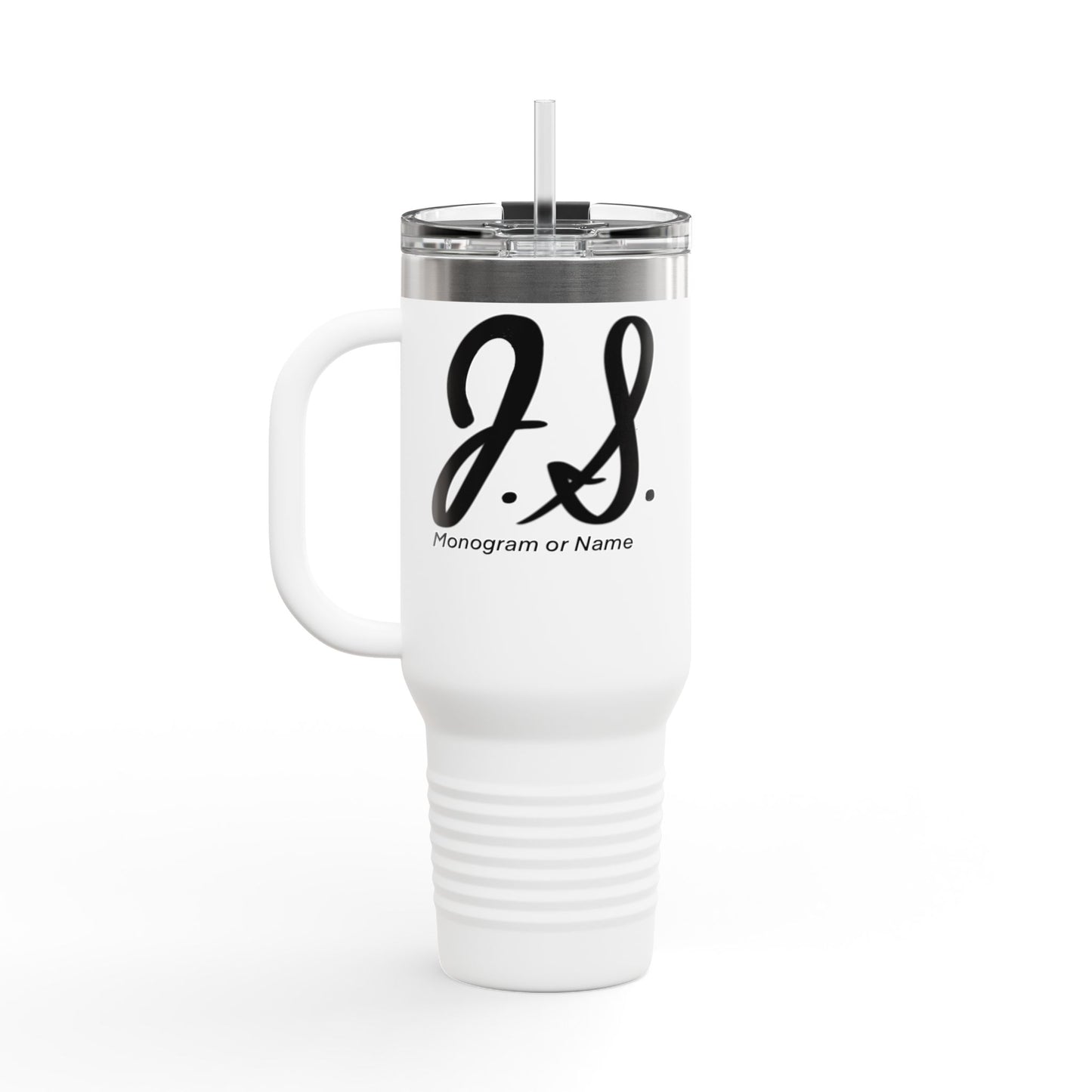Monogrammed Insulated Travel Mug, 40oz