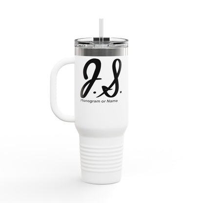 Monogrammed Insulated Travel Mug, 40oz