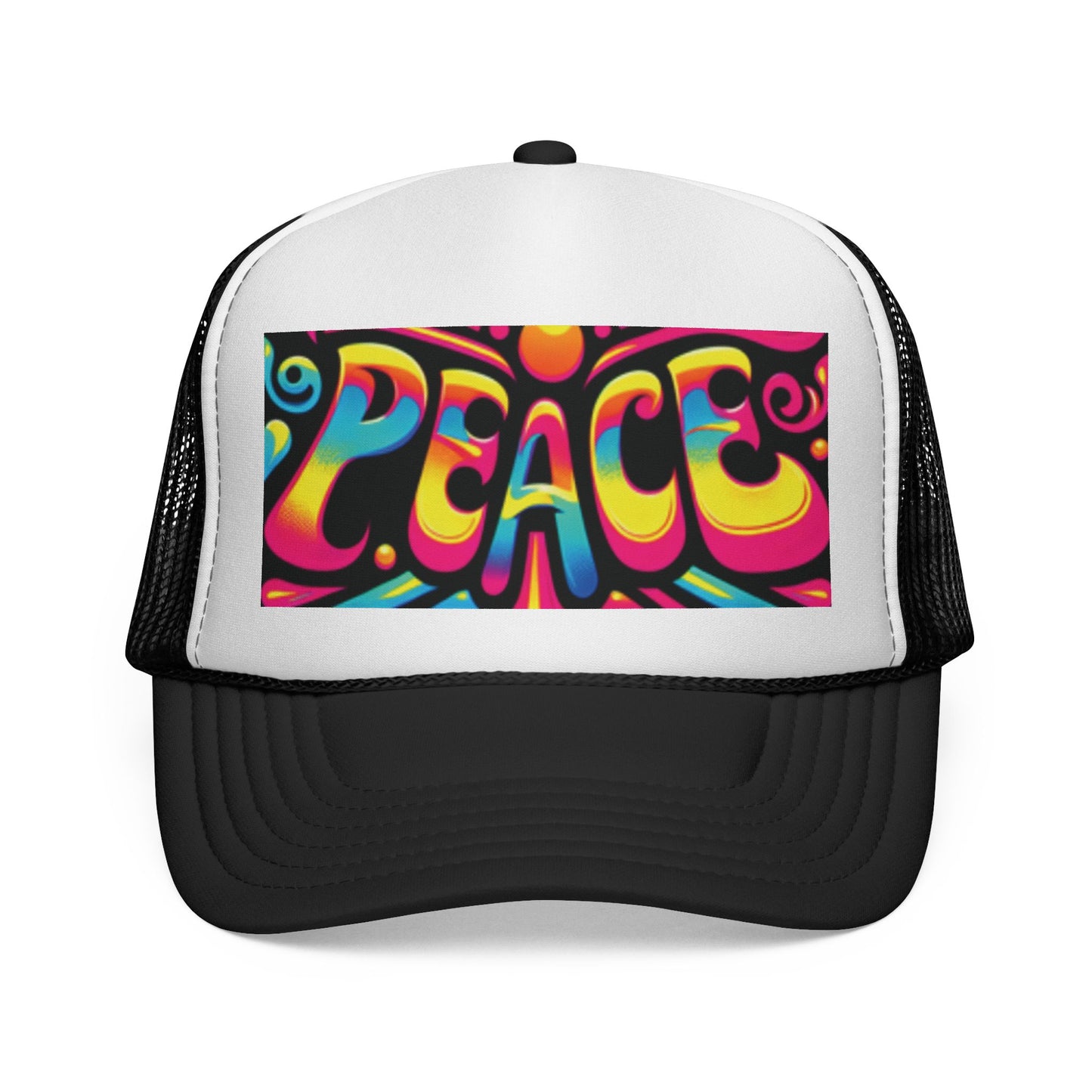 Colorful Peace Trucker Caps
