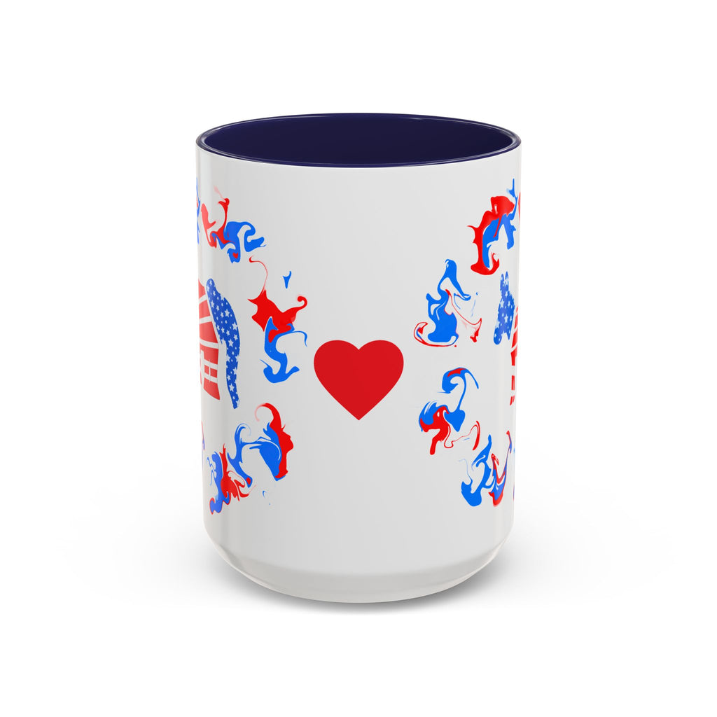 Love is Easier Patriotic Mug