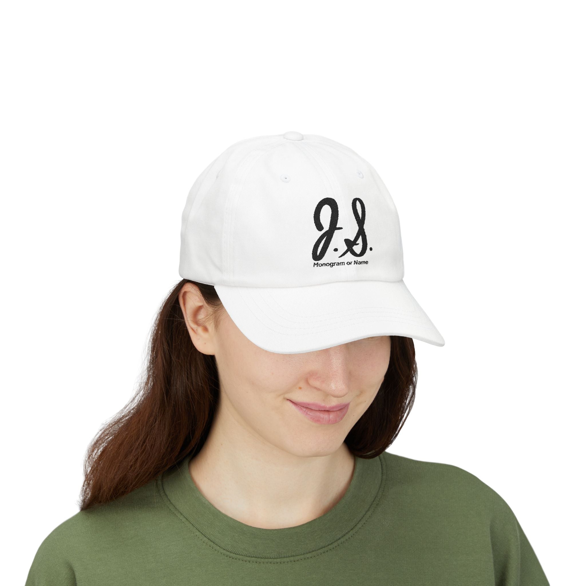 Monogrammed Classic Cap - Personalized Hat, Gift for Him, Custom Baseball Cap, Casual Sun Hat, Cool Dad Accessory