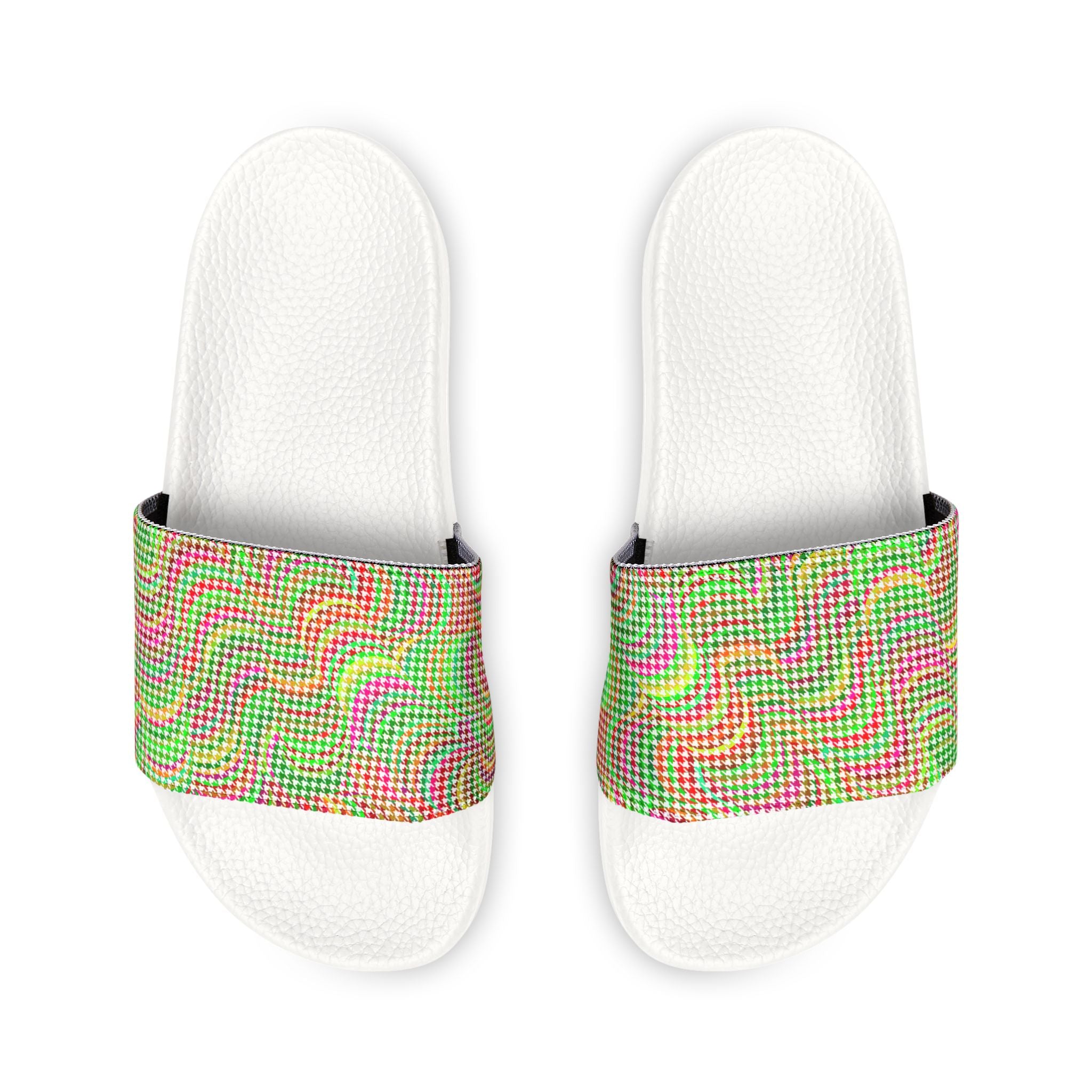 Men's Colorful Houndstooth Sandals/Slides