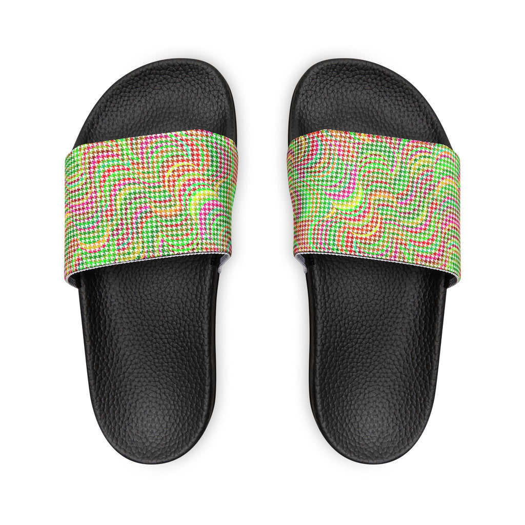 Bunte Sandalen/Sandalen mit Hahnentrittmuster für Herren