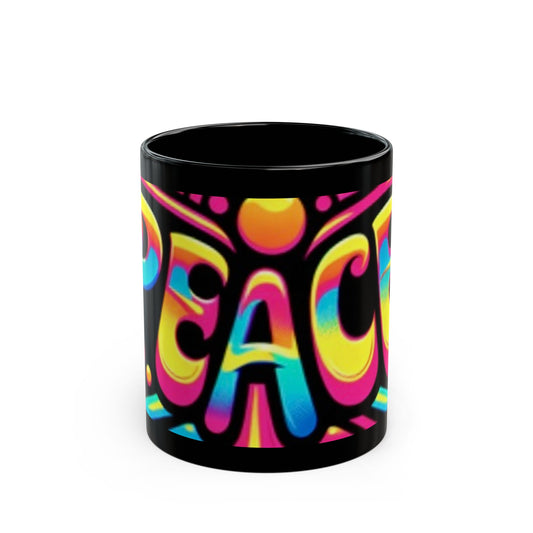 Psychedelic Peace Coffee Tea Mug