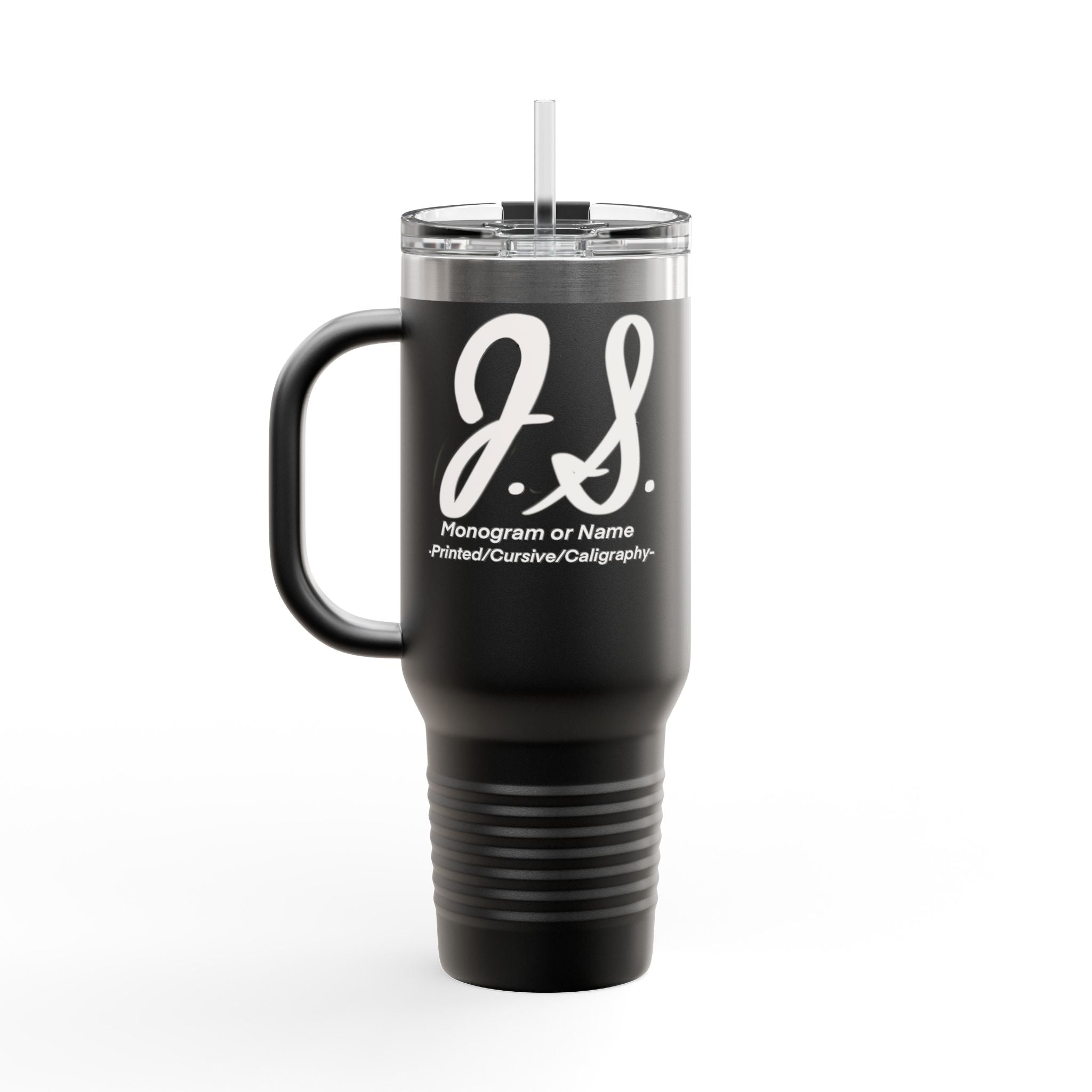 Monogrammed Insulated Travel Mug, 40oz - Custom Monogram Coffee Tumbler for Hot & Cold Drinks, Great Wedding Gift, Birthday Present, [...]