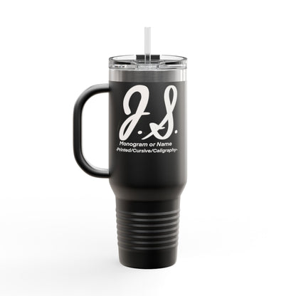 Monogrammed Insulated Travel Mug, 40oz