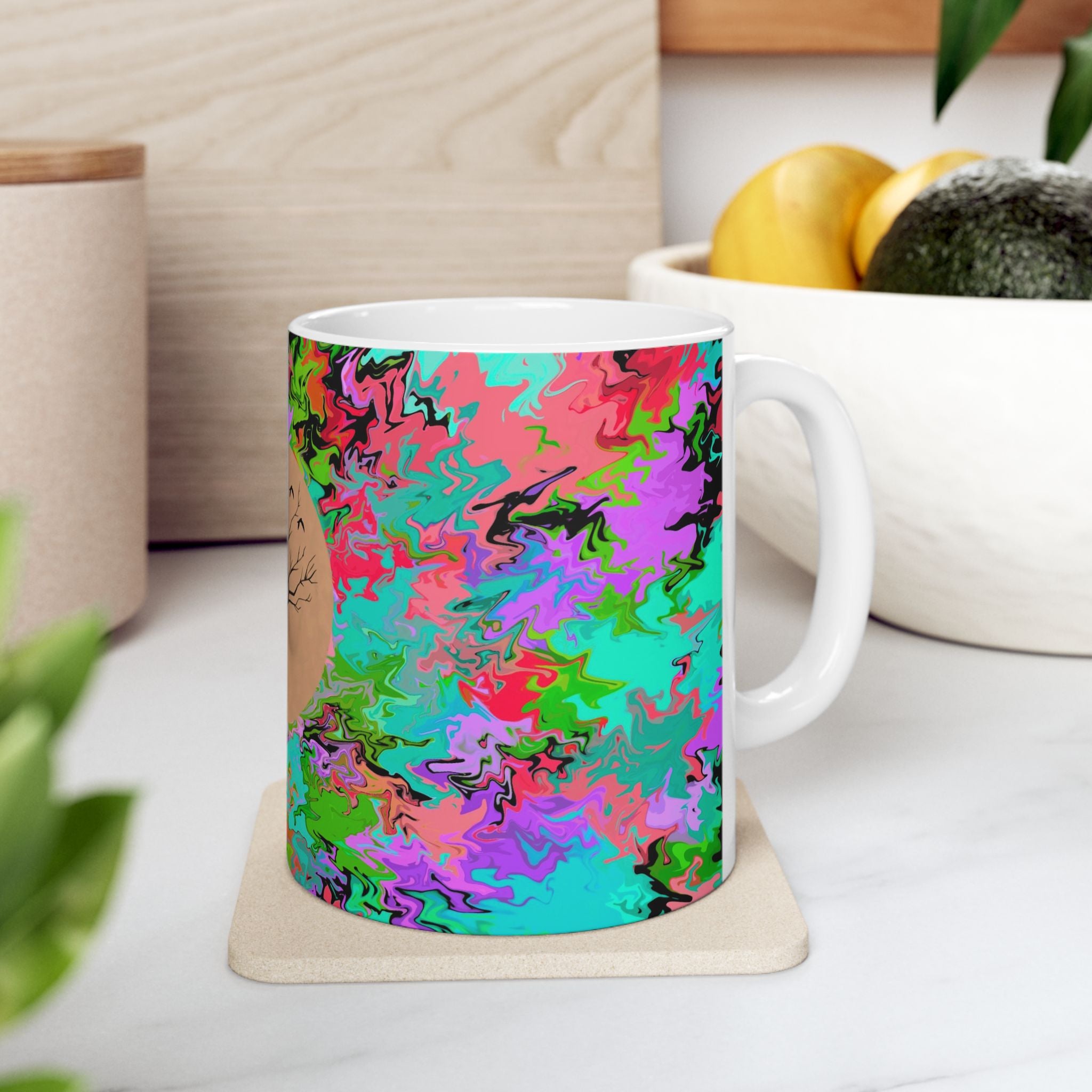 Vibrant Nature Ceramic Mug