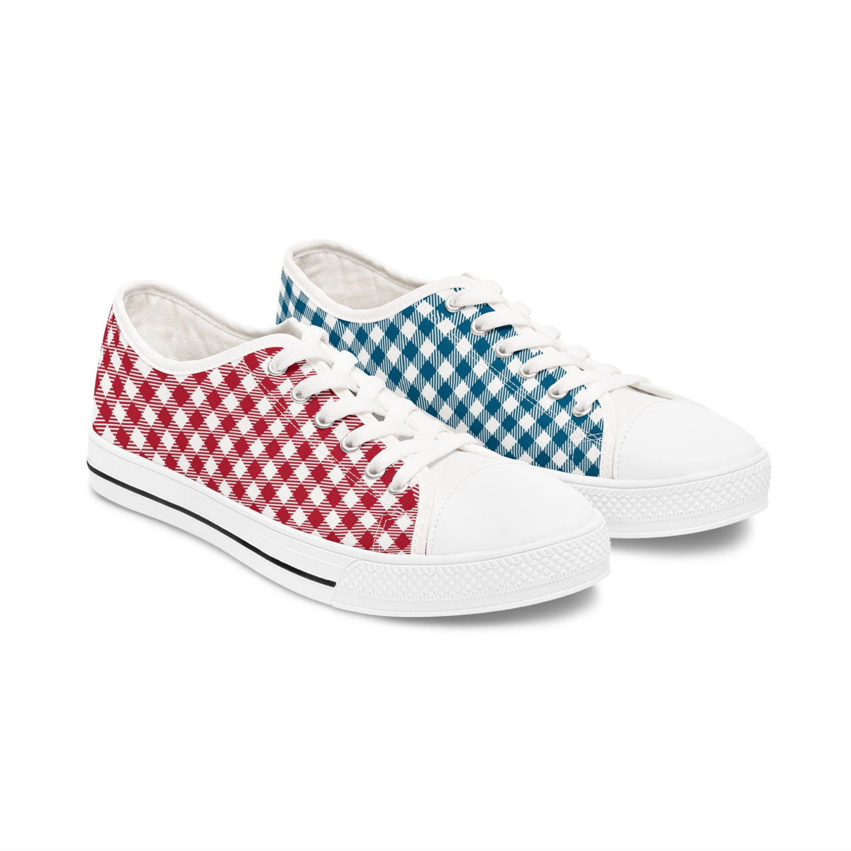 Women’s Stylish RB Tablecloth Low Top Sneakers