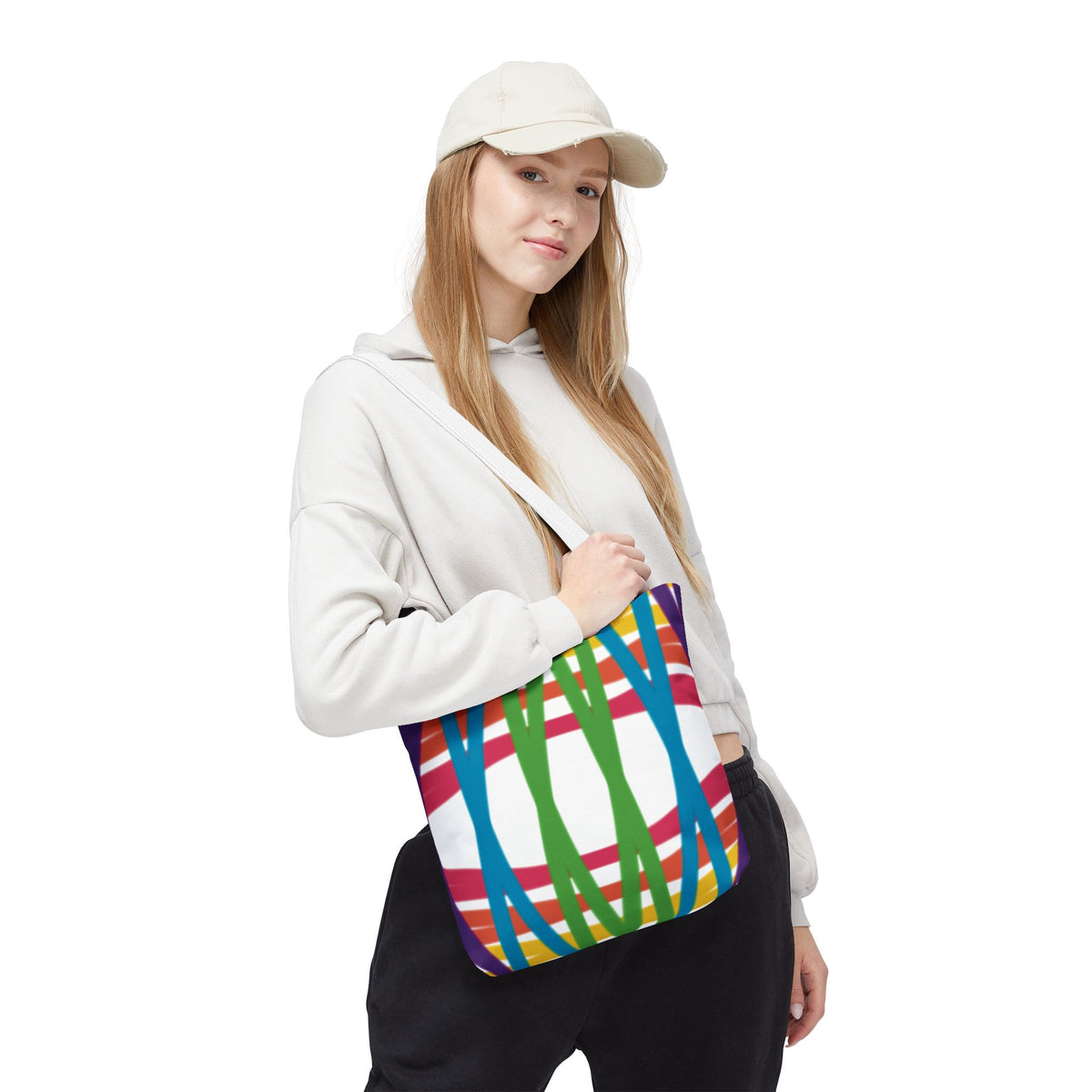 Vibrant Patterned Tote Bag