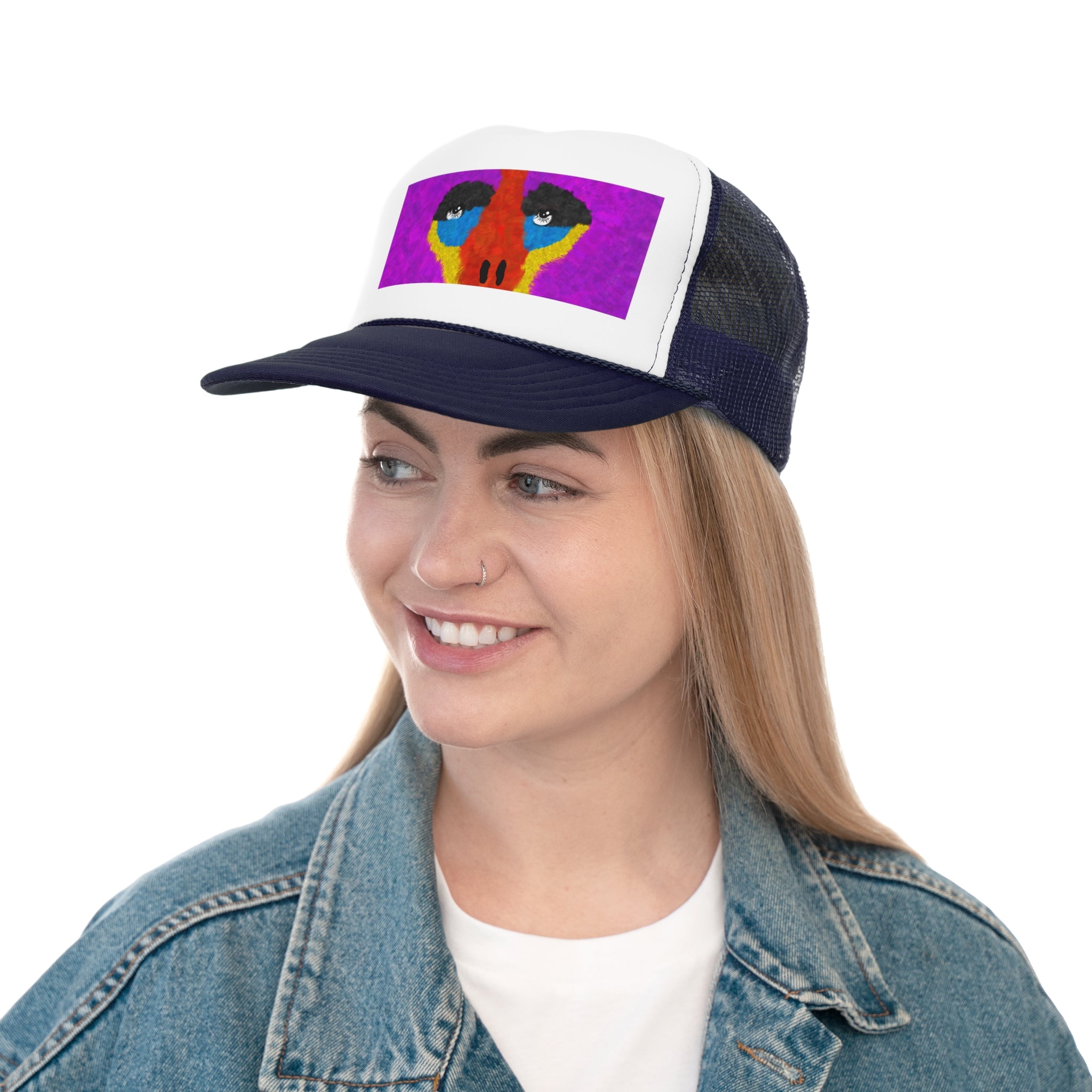 Purple Gorilla Trucker Cap