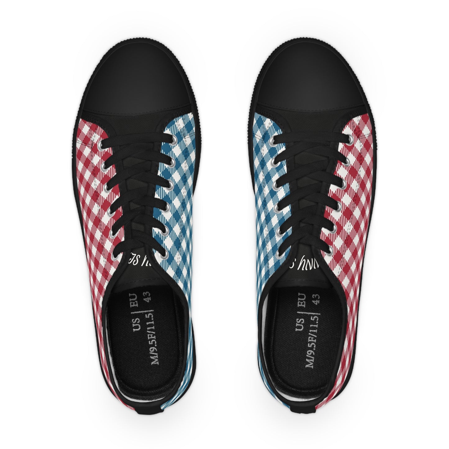 Men’s Stylish RB Tablecloth Low Top Sneakers