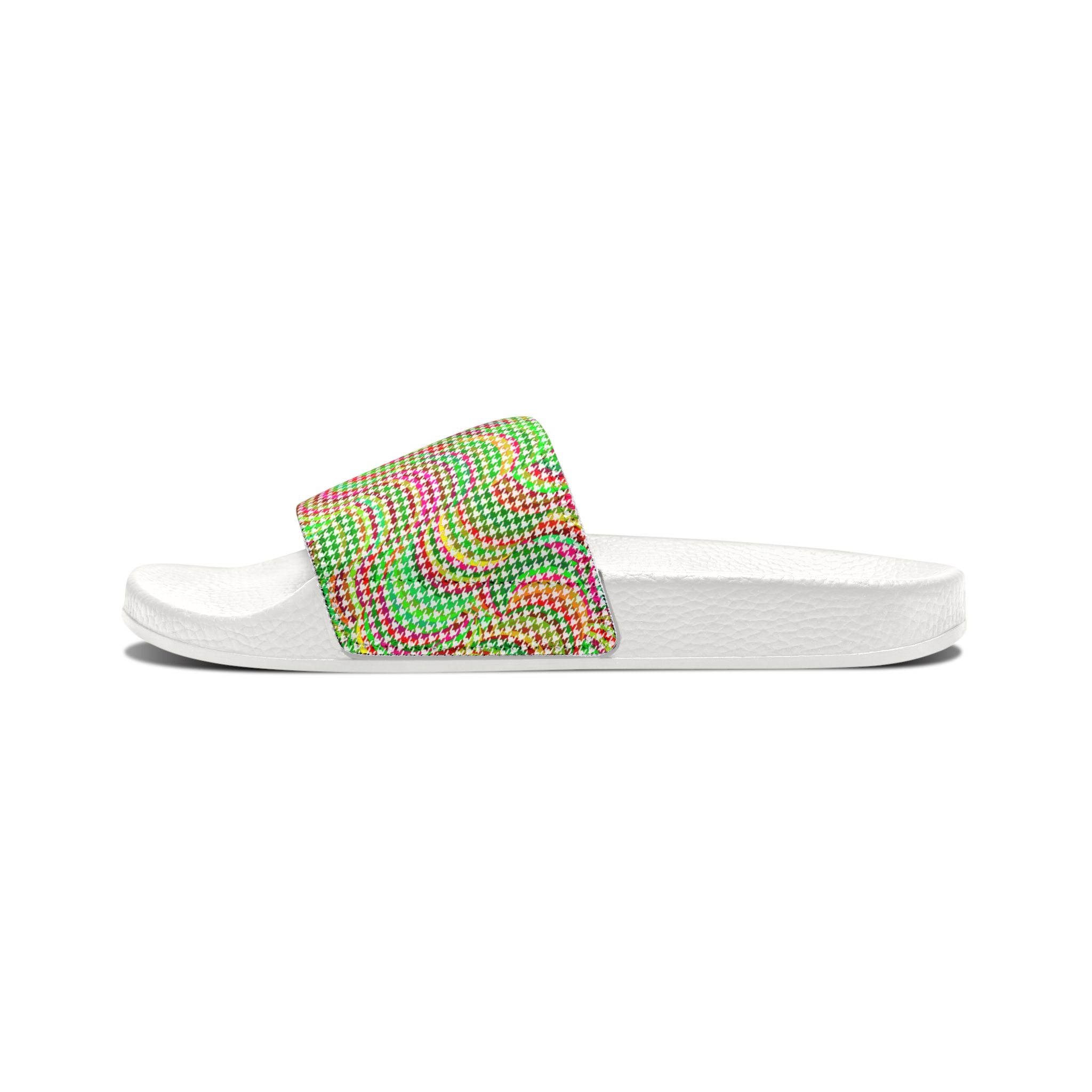 Men's Colorful Houndstooth Sandals/Slides