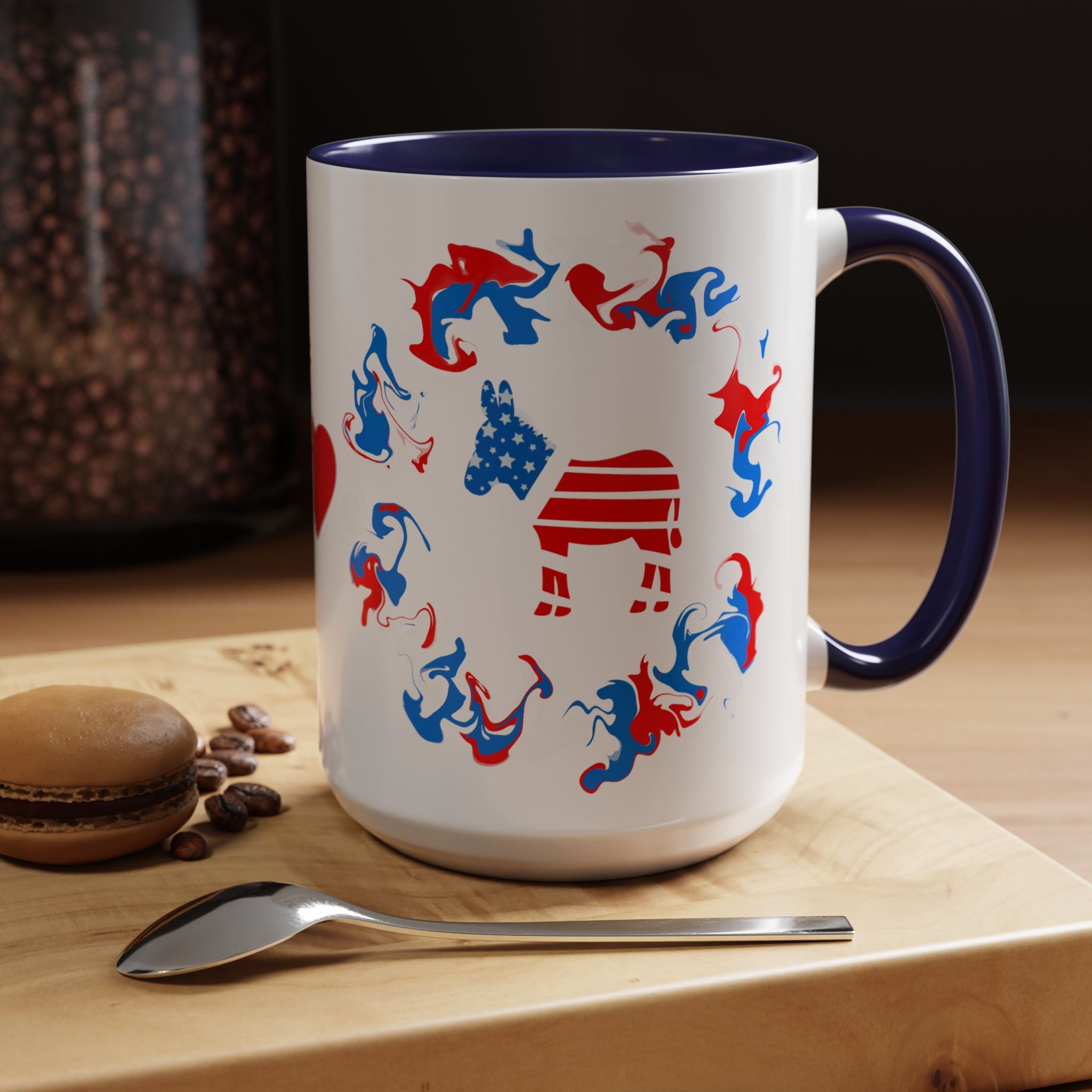 Love is Easier Patriotic Mug