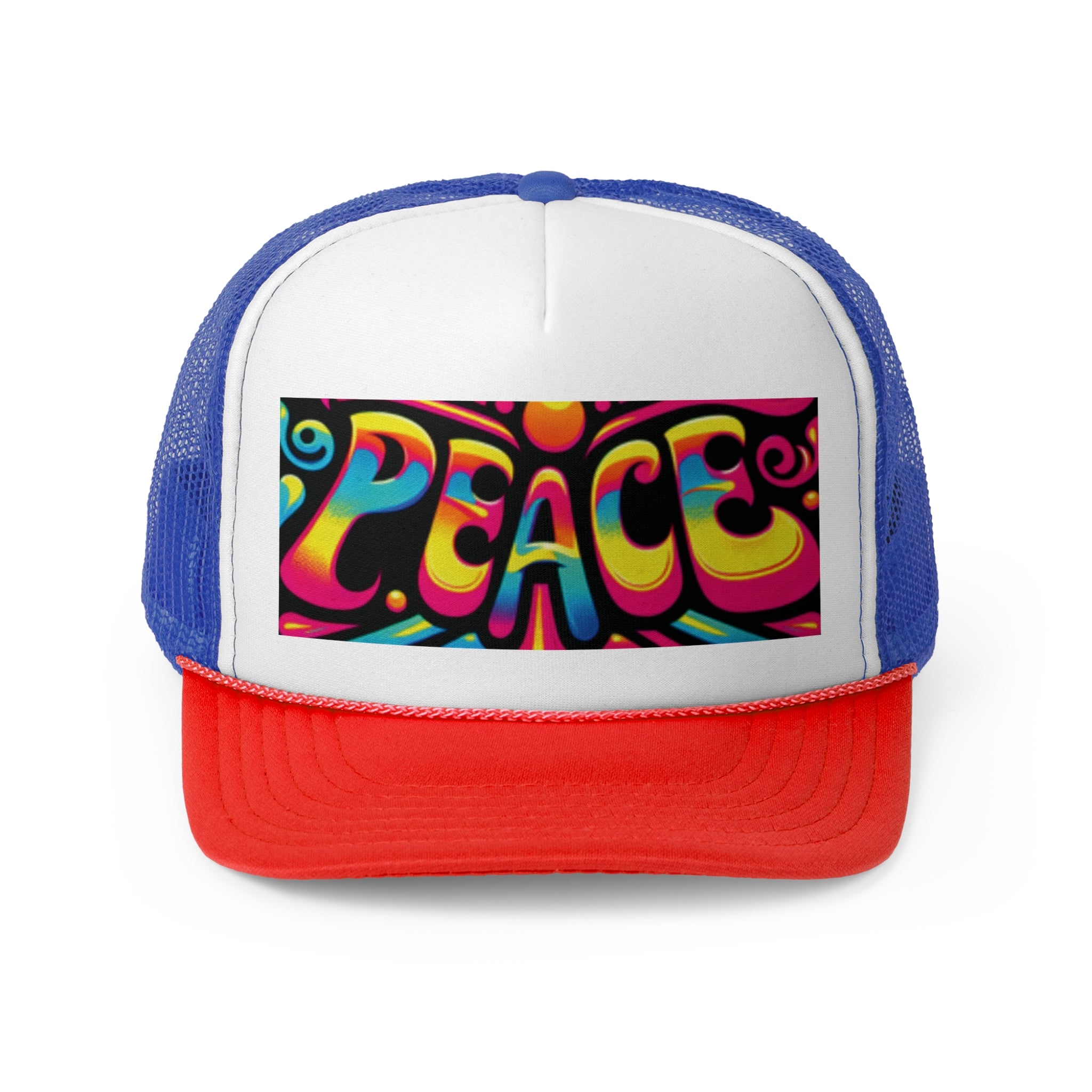 Colorful Peace Trucker Caps