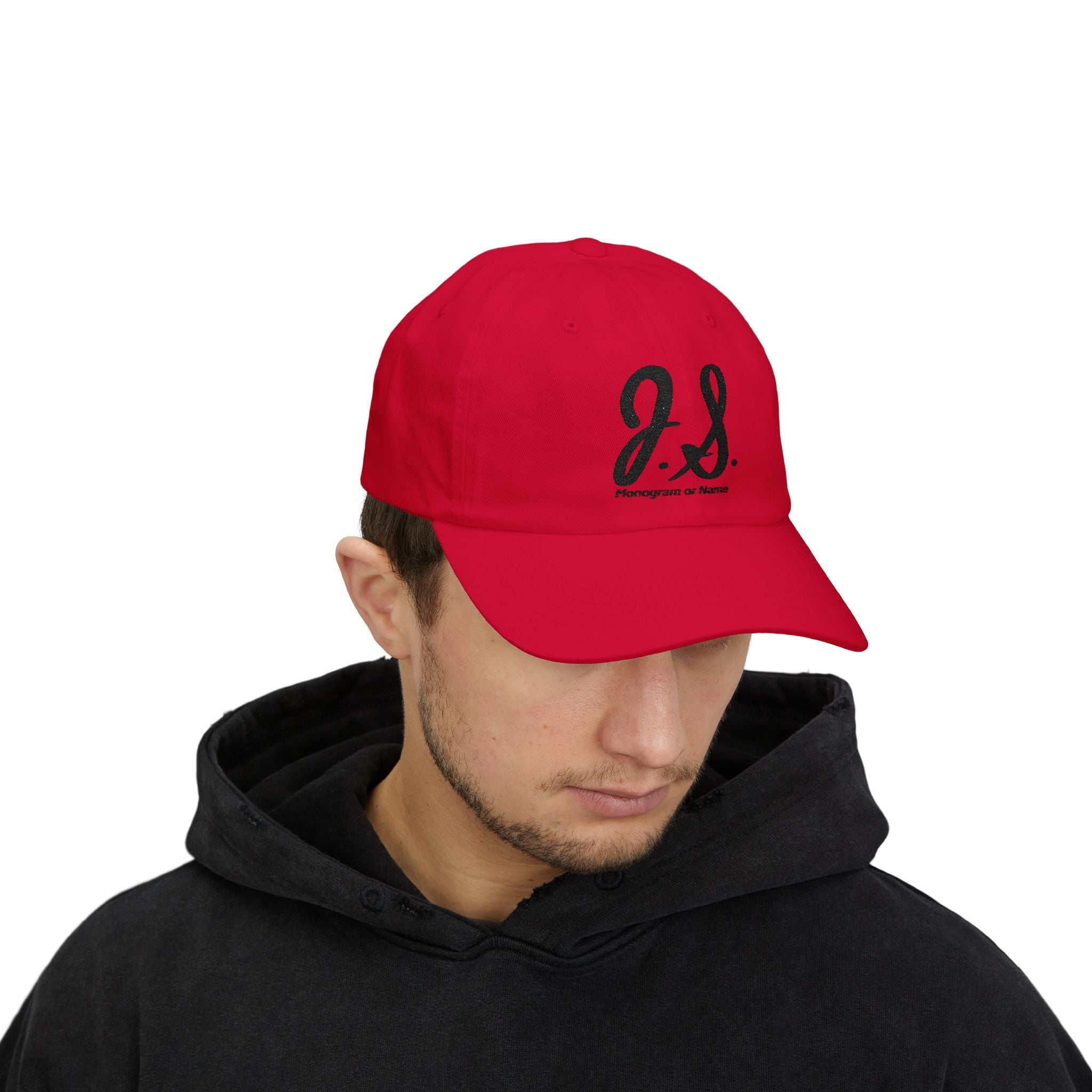 Monogrammed Classic Cap - Personalized Hat, Gift for Him, Custom Baseball Cap, Casual Sun Hat, Cool Dad Accessory